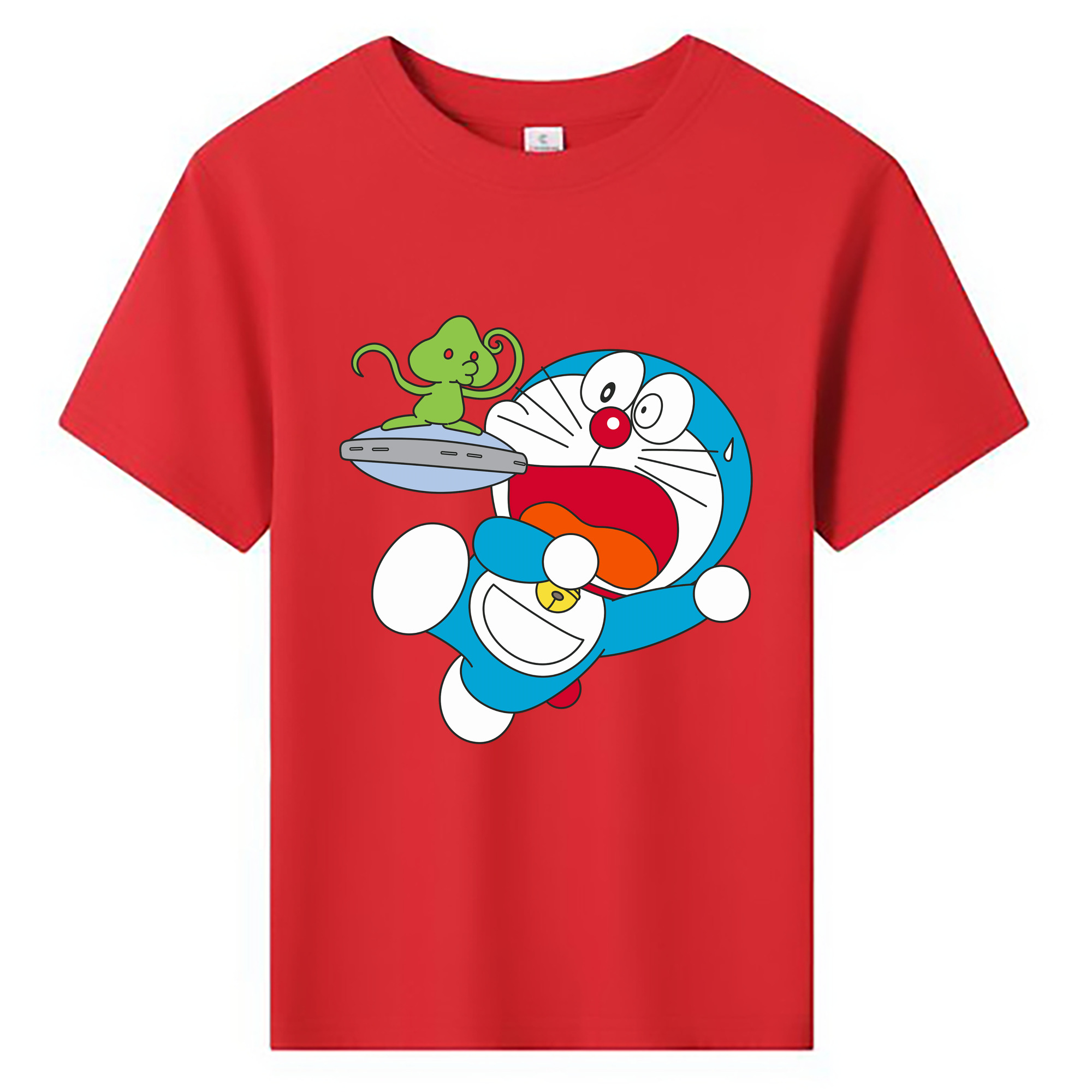 （画像用） ドラえもん Doraemon 綿100％キッズTシャツ（フロントプリント）