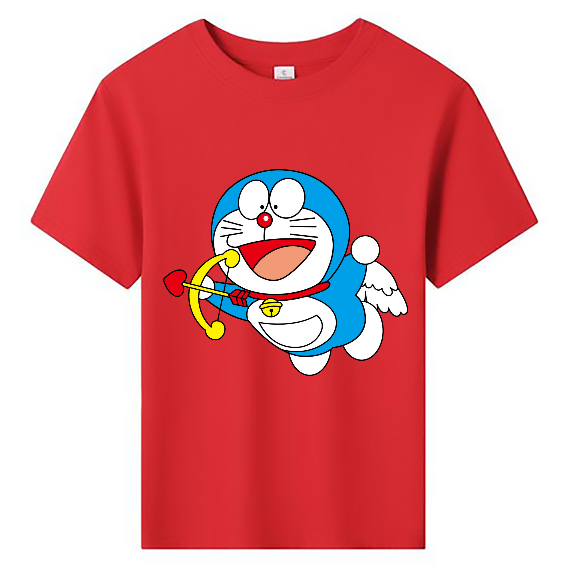 （画像用） ドラえもん Doraemon 綿100％キッズTシャツ（フロントプリント）