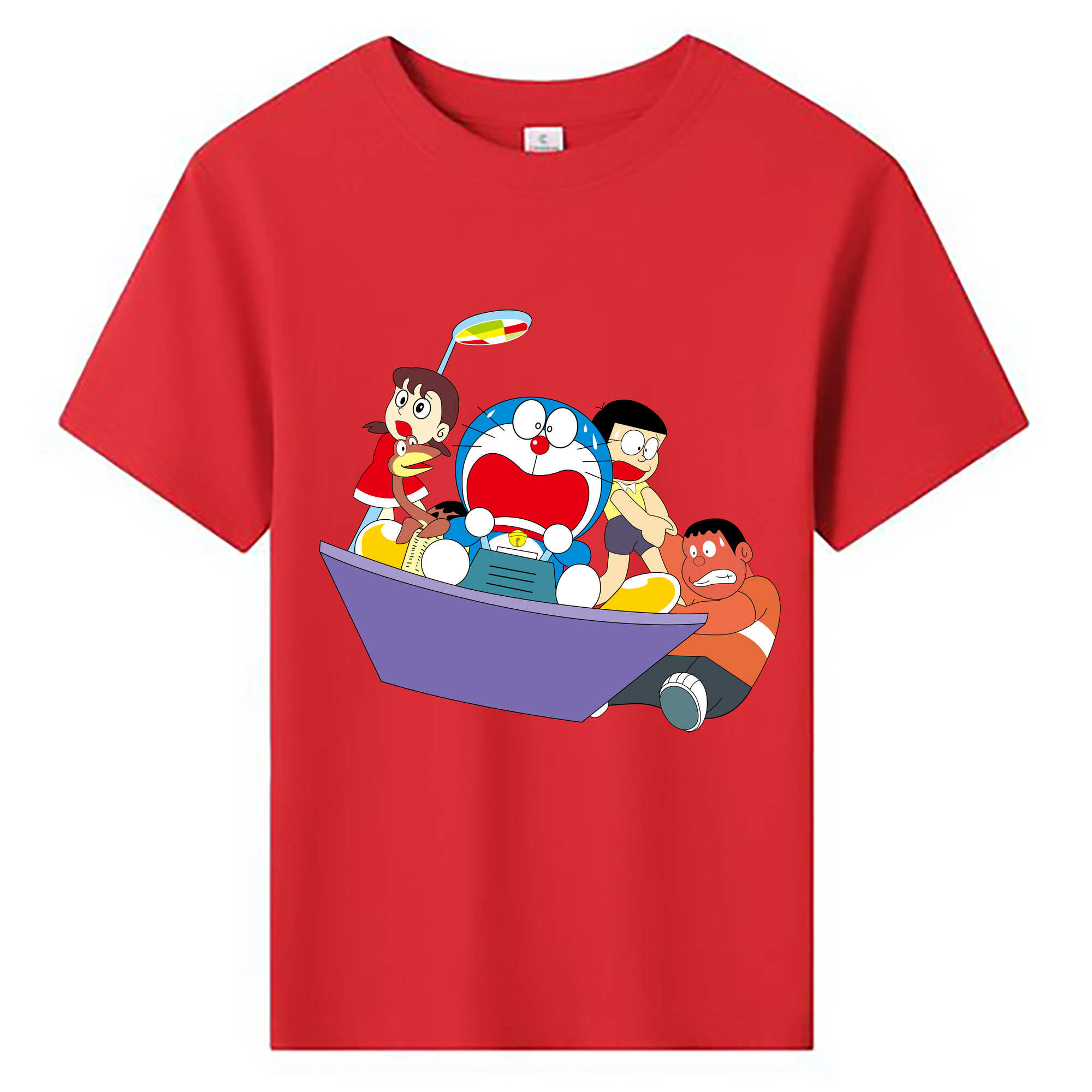 （画像用） ドラえもん Doraemon 綿100％キッズTシャツ（フロントプリント）