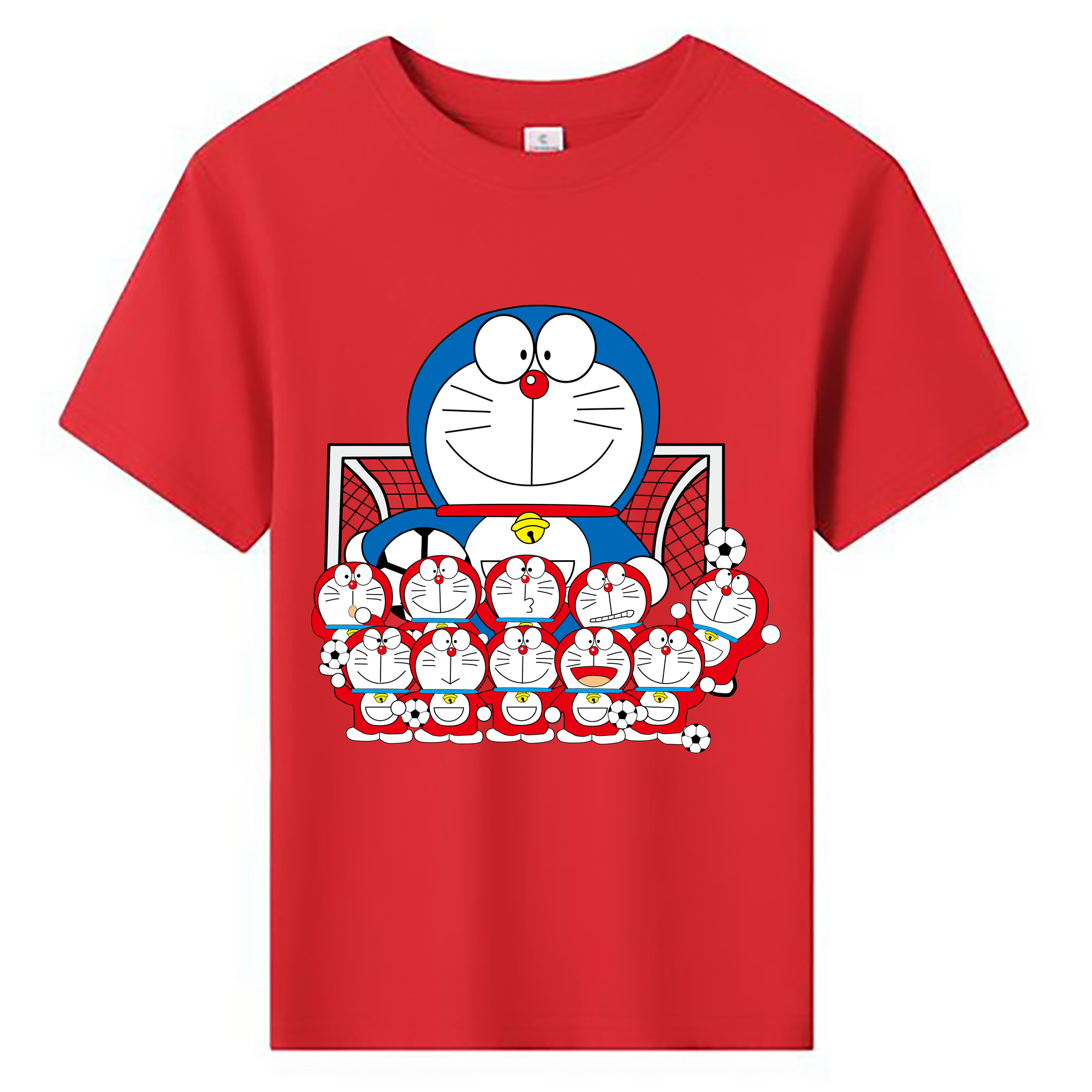 （画像用） ドラえもん Doraemon 綿100％キッズTシャツ（フロントプリント）