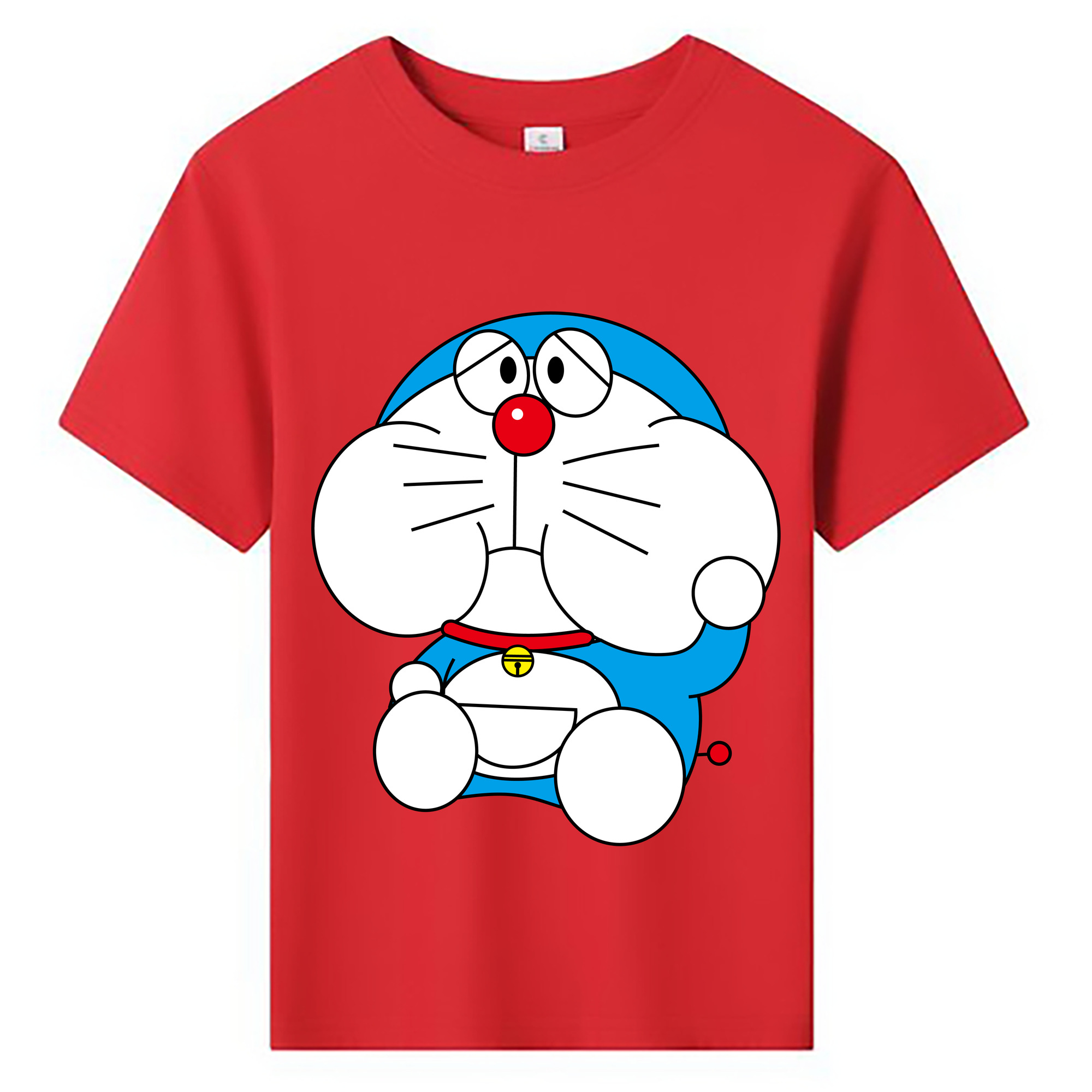 （画像用） ドラえもん Doraemon 綿100％キッズTシャツ（フロントプリント）