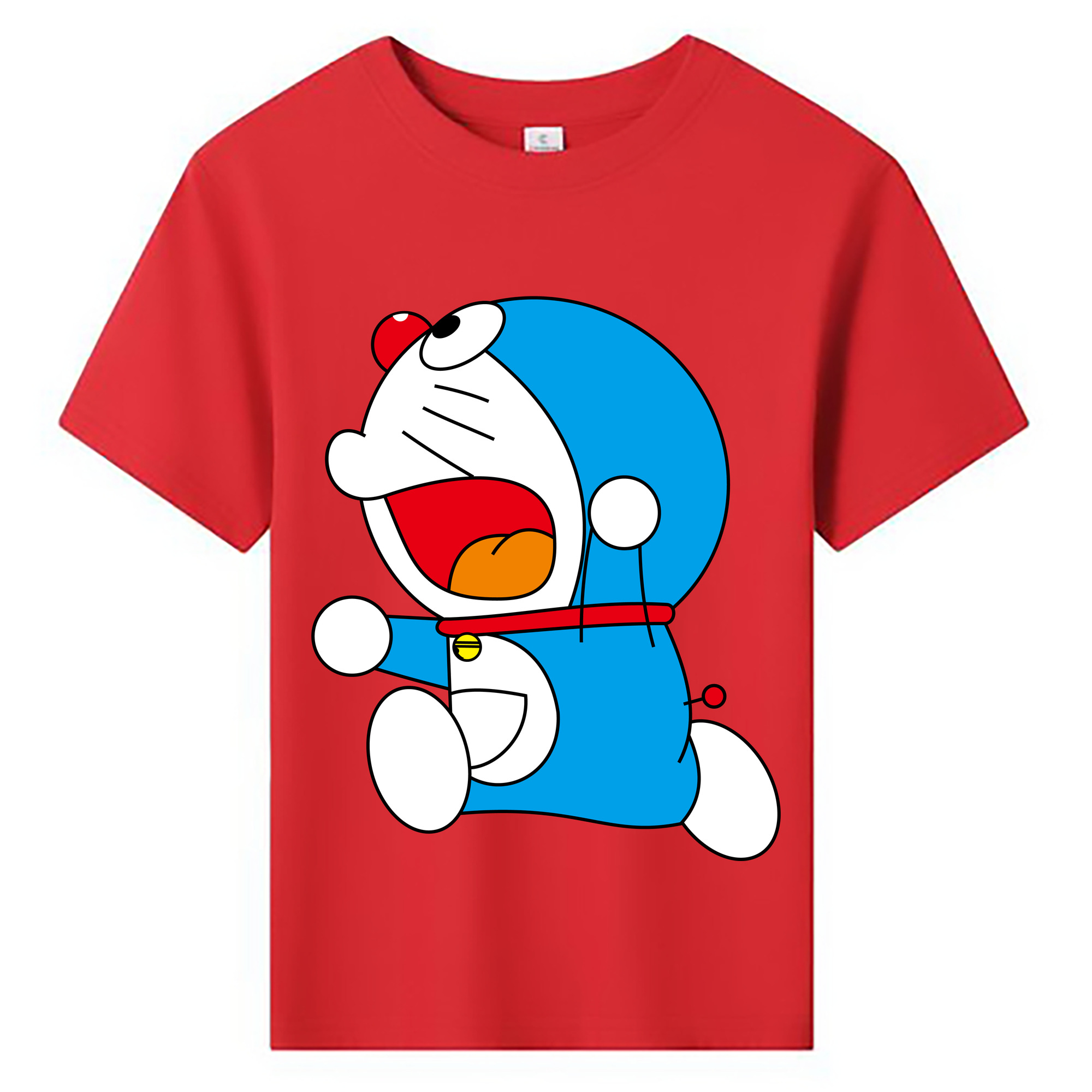 （画像用） ドラえもん Doraemon 綿100％キッズTシャツ（フロントプリント）