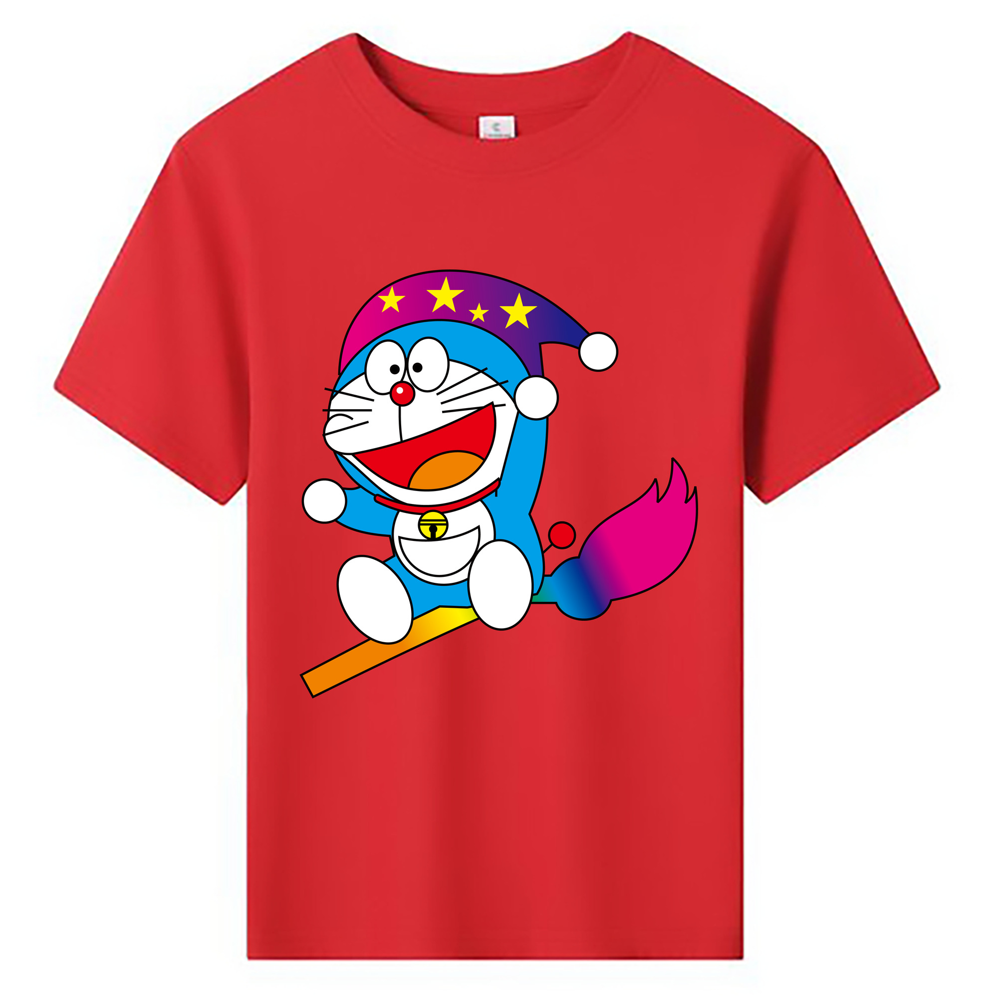 （画像用） ドラえもん Doraemon 綿100％キッズTシャツ（フロントプリント）