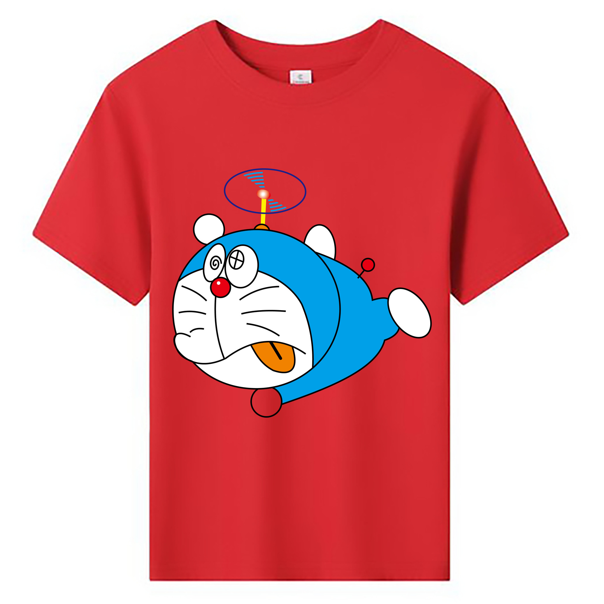 （画像用） ドラえもん Doraemon 綿100％キッズTシャツ（フロントプリント）