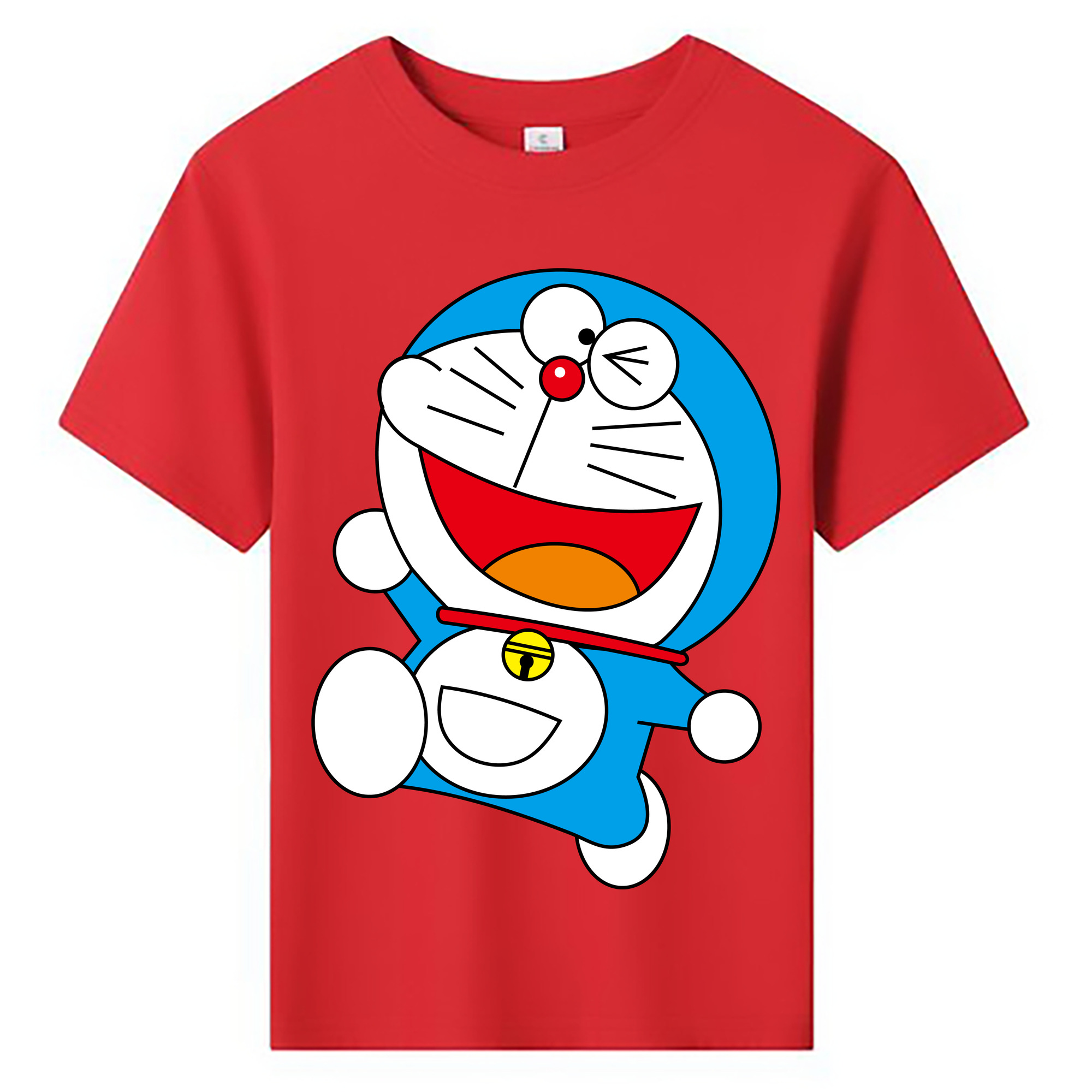 （画像用） ドラえもん Doraemon 綿100％キッズTシャツ（フロントプリント）
