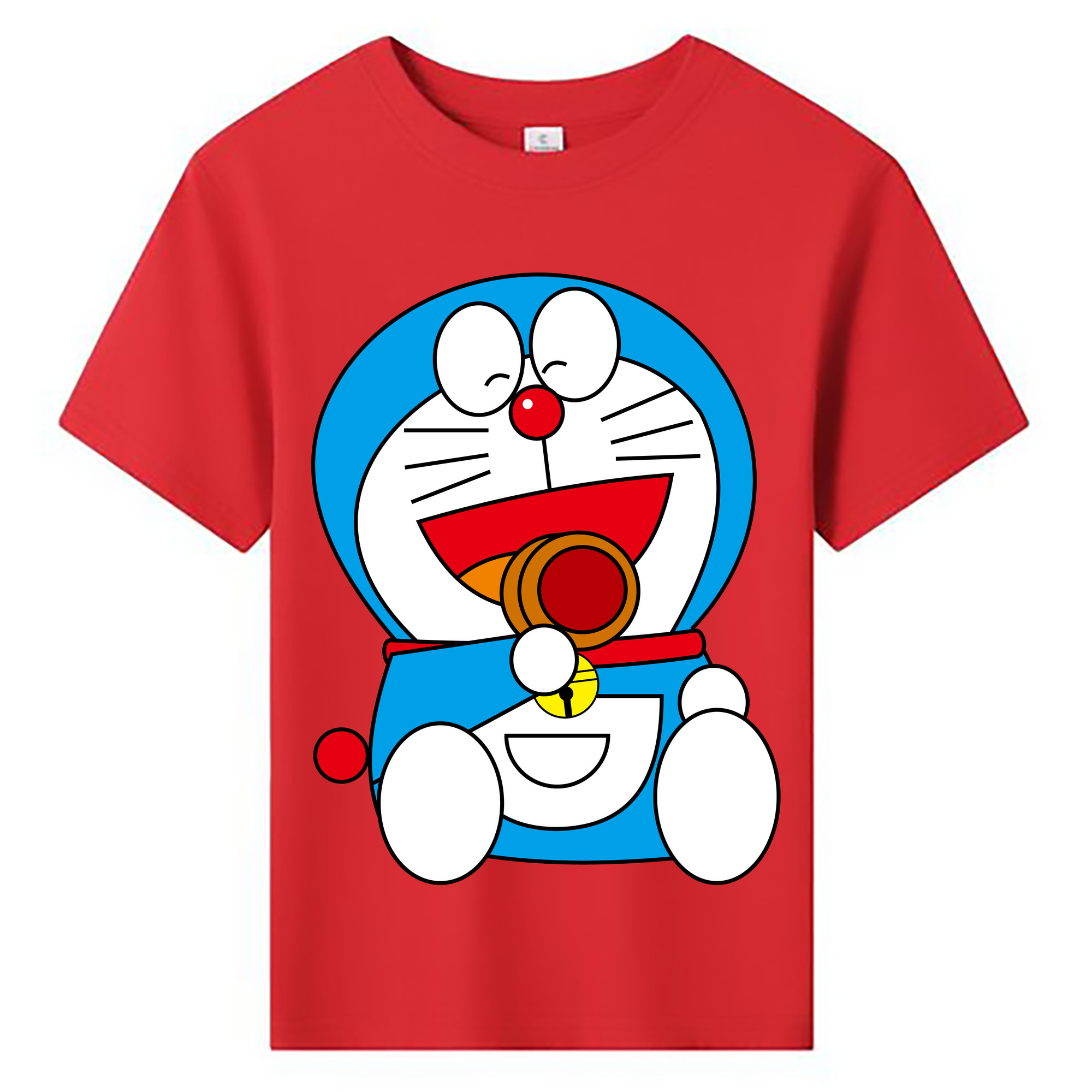 （画像用） ドラえもん Doraemon 綿100％キッズTシャツ（フロントプリント）