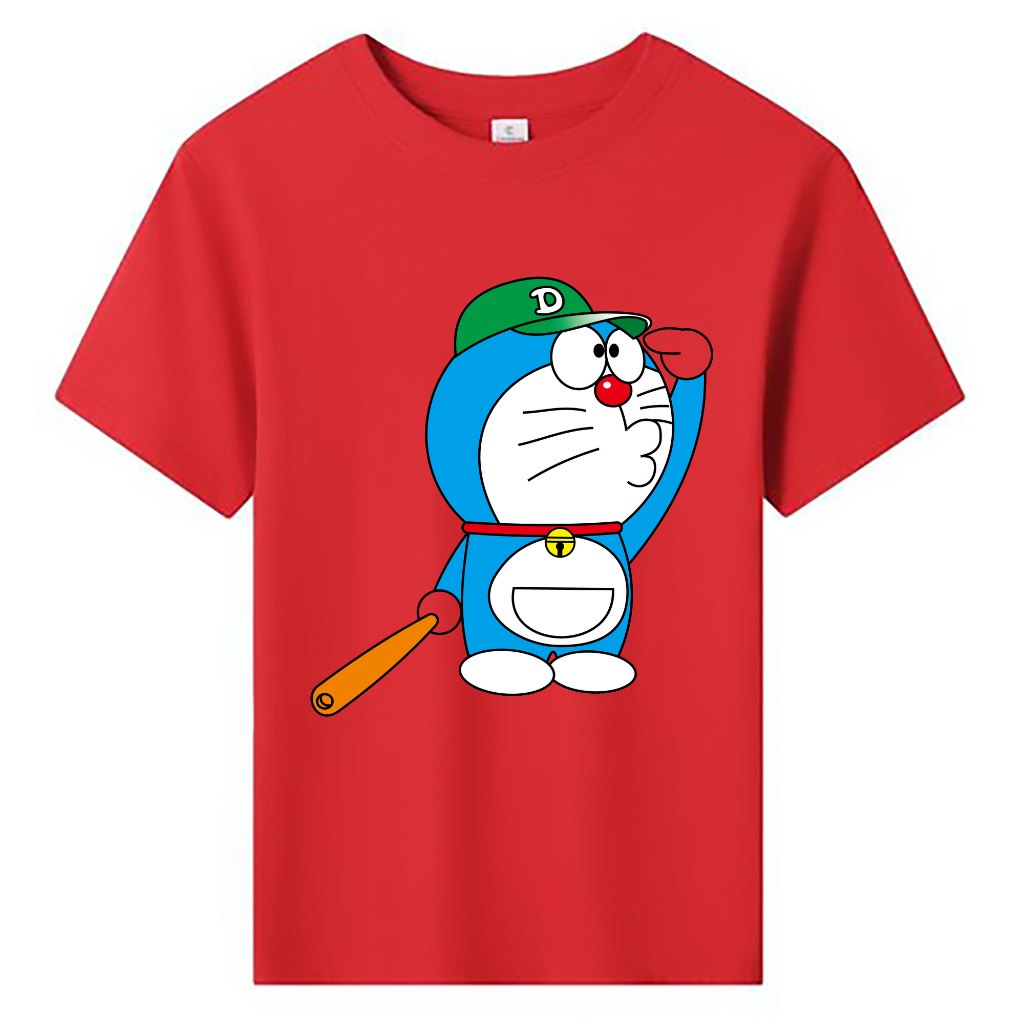 （画像用） ドラえもん Doraemon 綿100％キッズTシャツ（フロントプリント）