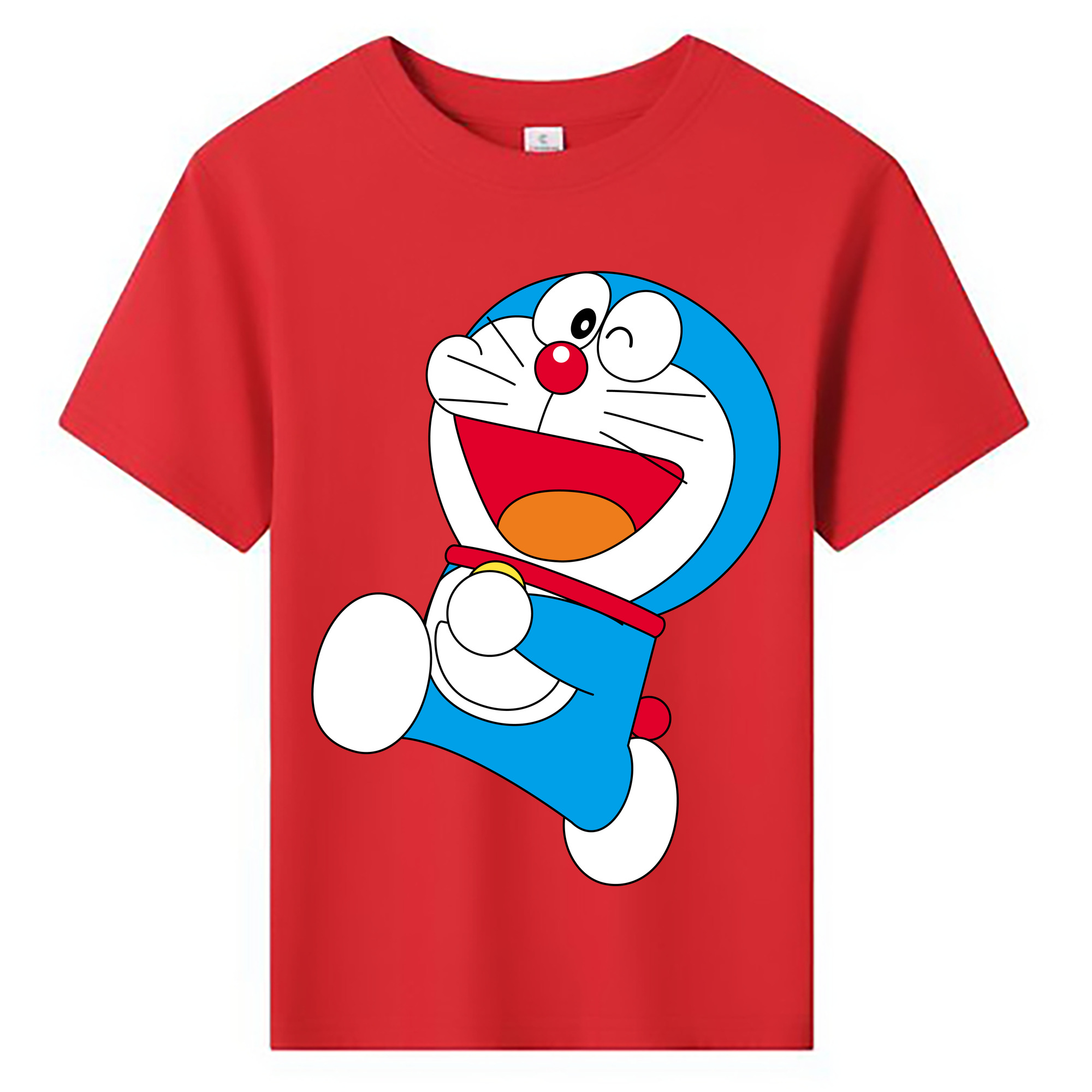 （画像用） ドラえもん Doraemon 綿100％キッズTシャツ（フロントプリント）