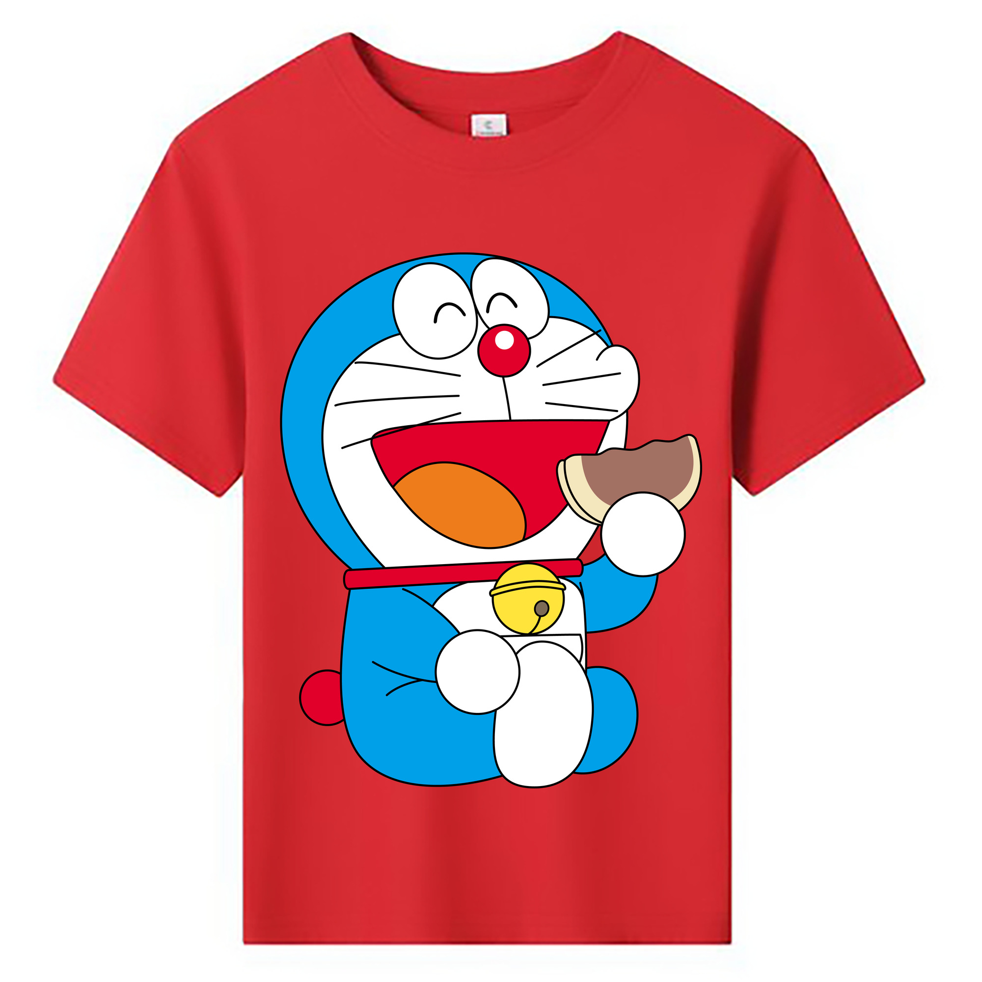 （画像用） ドラえもん Doraemon 綿100％キッズTシャツ（フロントプリント）