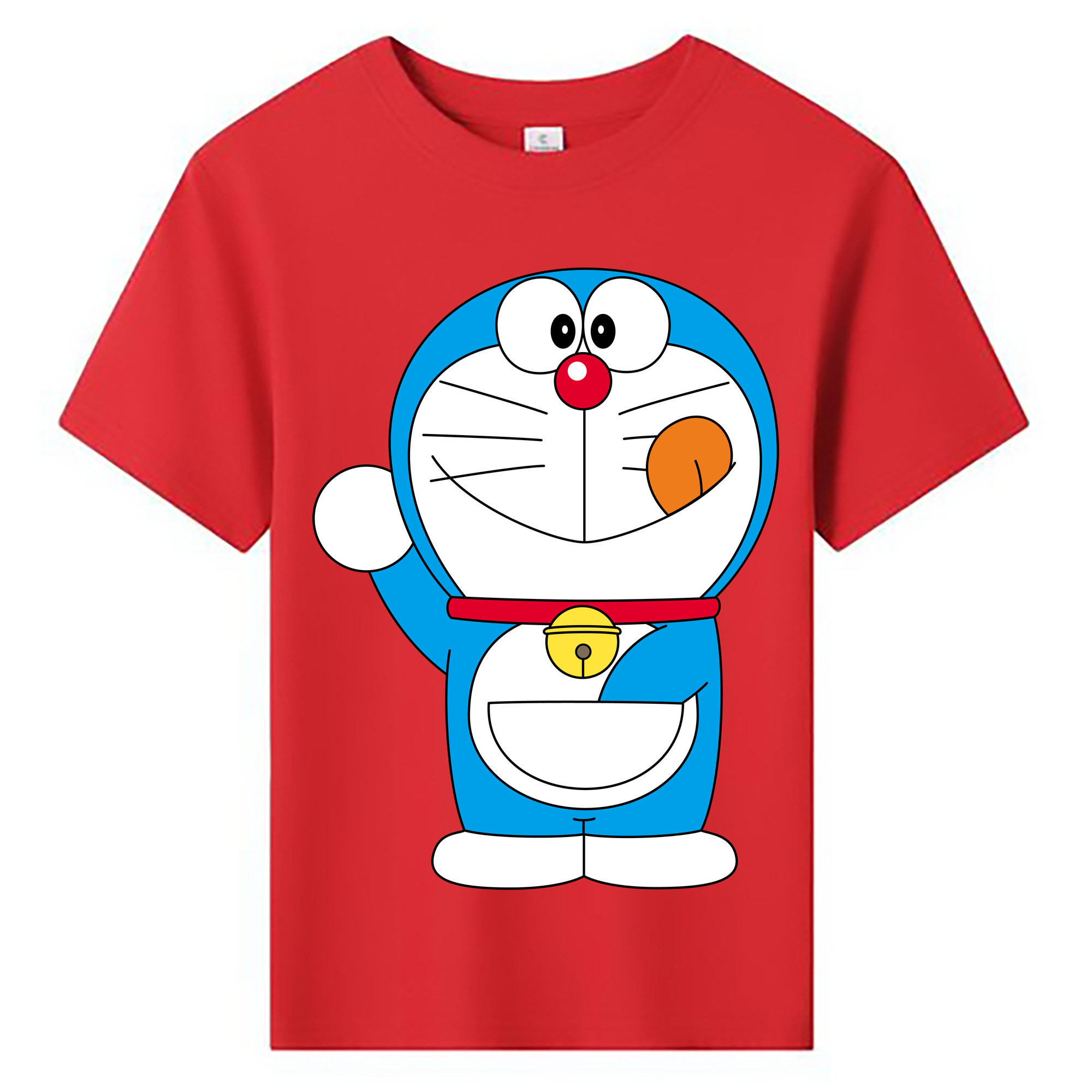 （画像用） ドラえもん Doraemon 綿100％キッズTシャツ（フロントプリント）