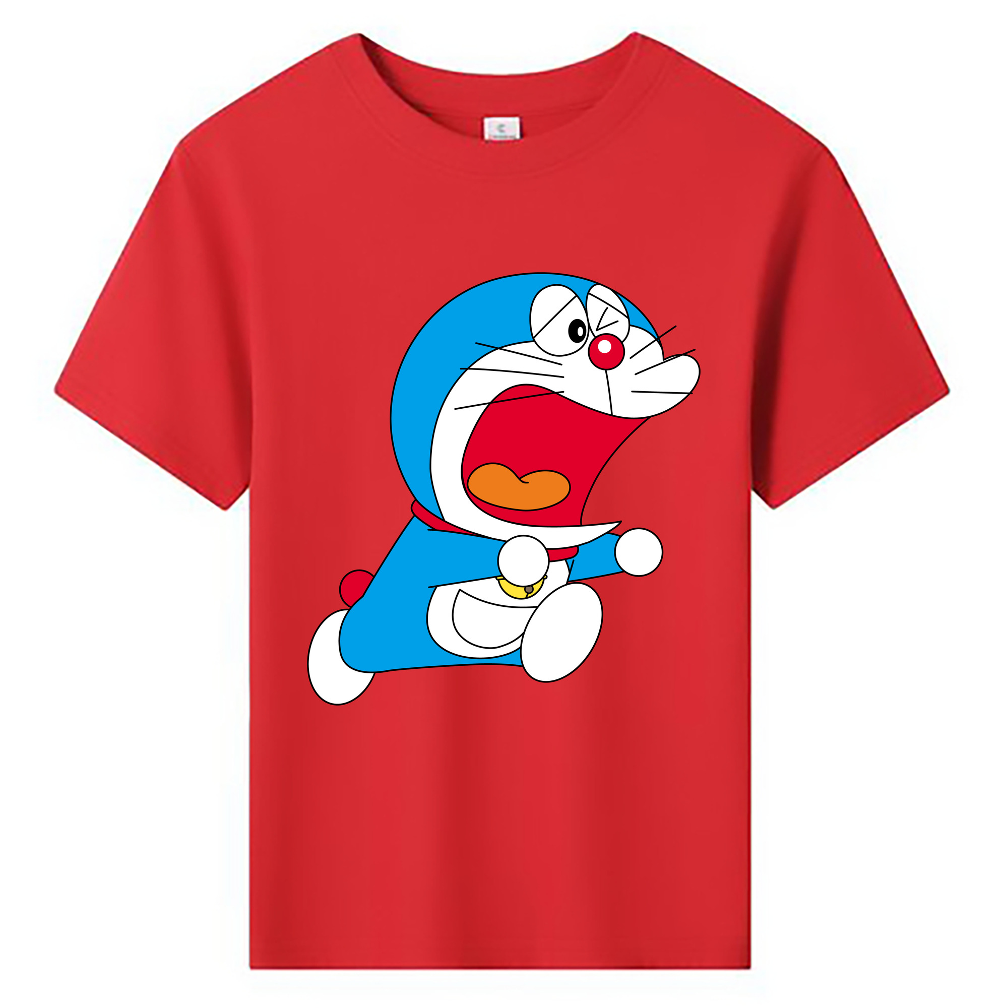 （画像用） ドラえもん Doraemon 綿100％キッズTシャツ（フロントプリント）