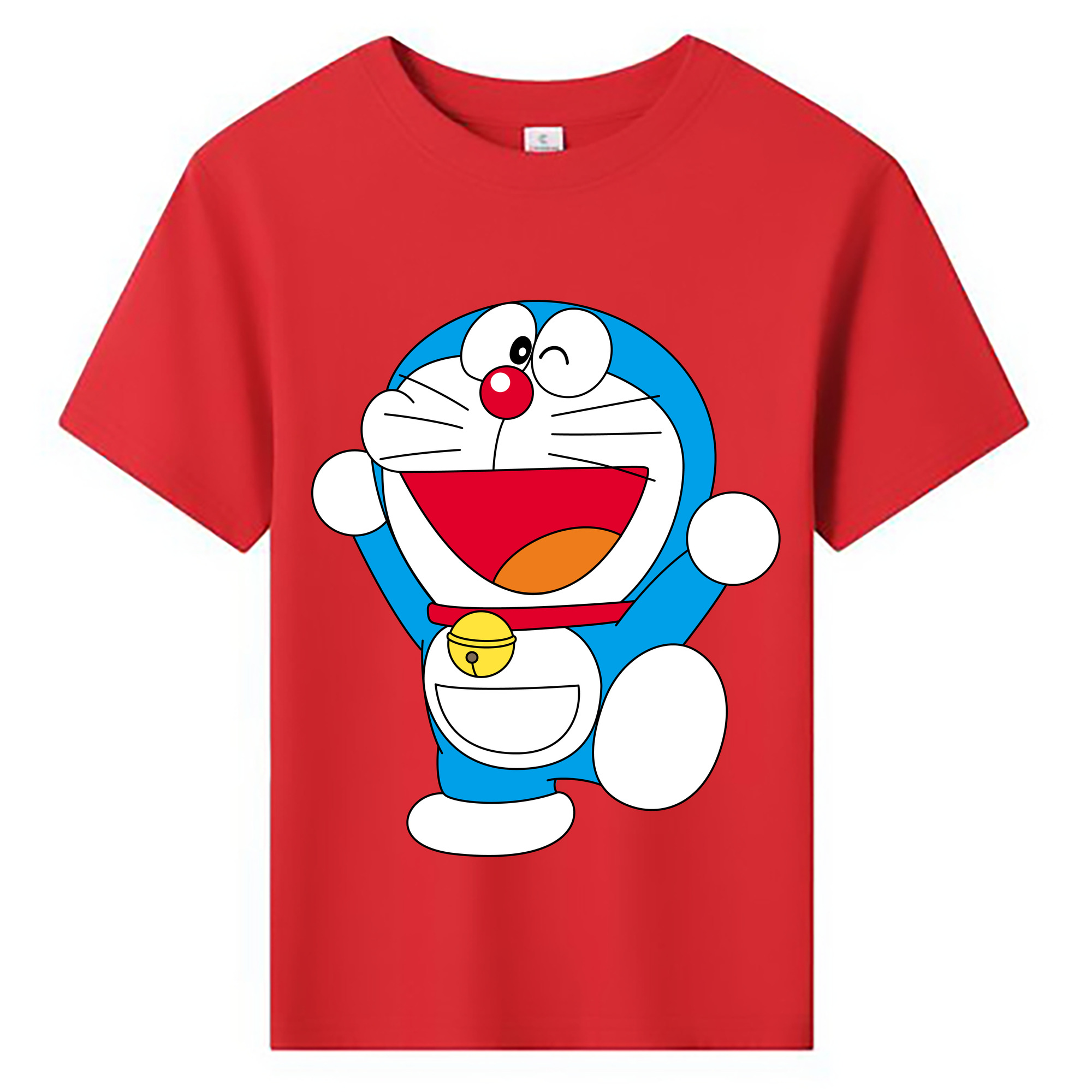 （画像用） ドラえもん Doraemon 綿100％キッズTシャツ（フロントプリント）