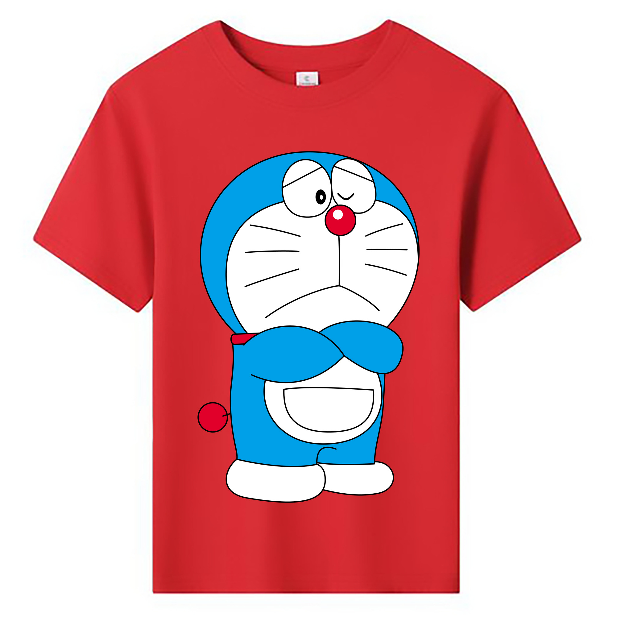 （画像用） ドラえもん Doraemon 綿100％キッズTシャツ（フロントプリント）