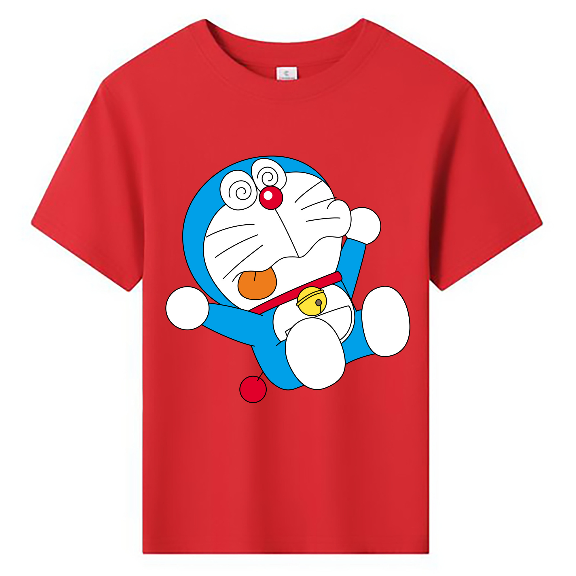 （画像用） ドラえもん Doraemon 綿100％キッズTシャツ（フロントプリント）