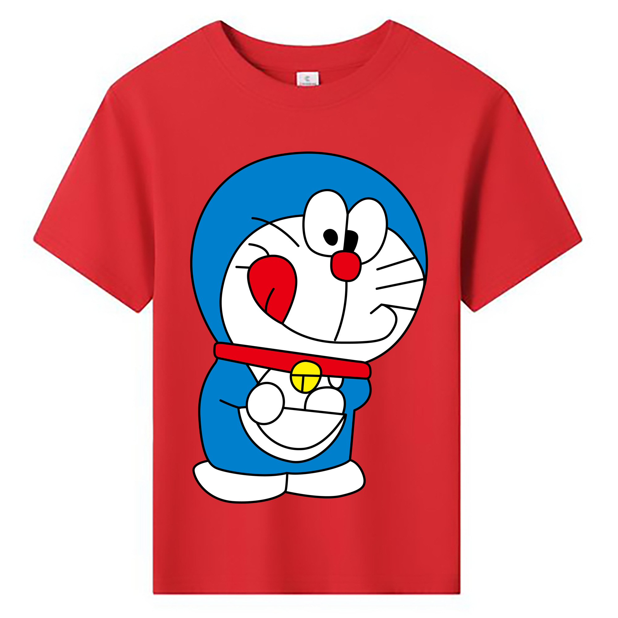 （画像用） ドラえもん Doraemon 綿100％キッズTシャツ（フロントプリント）