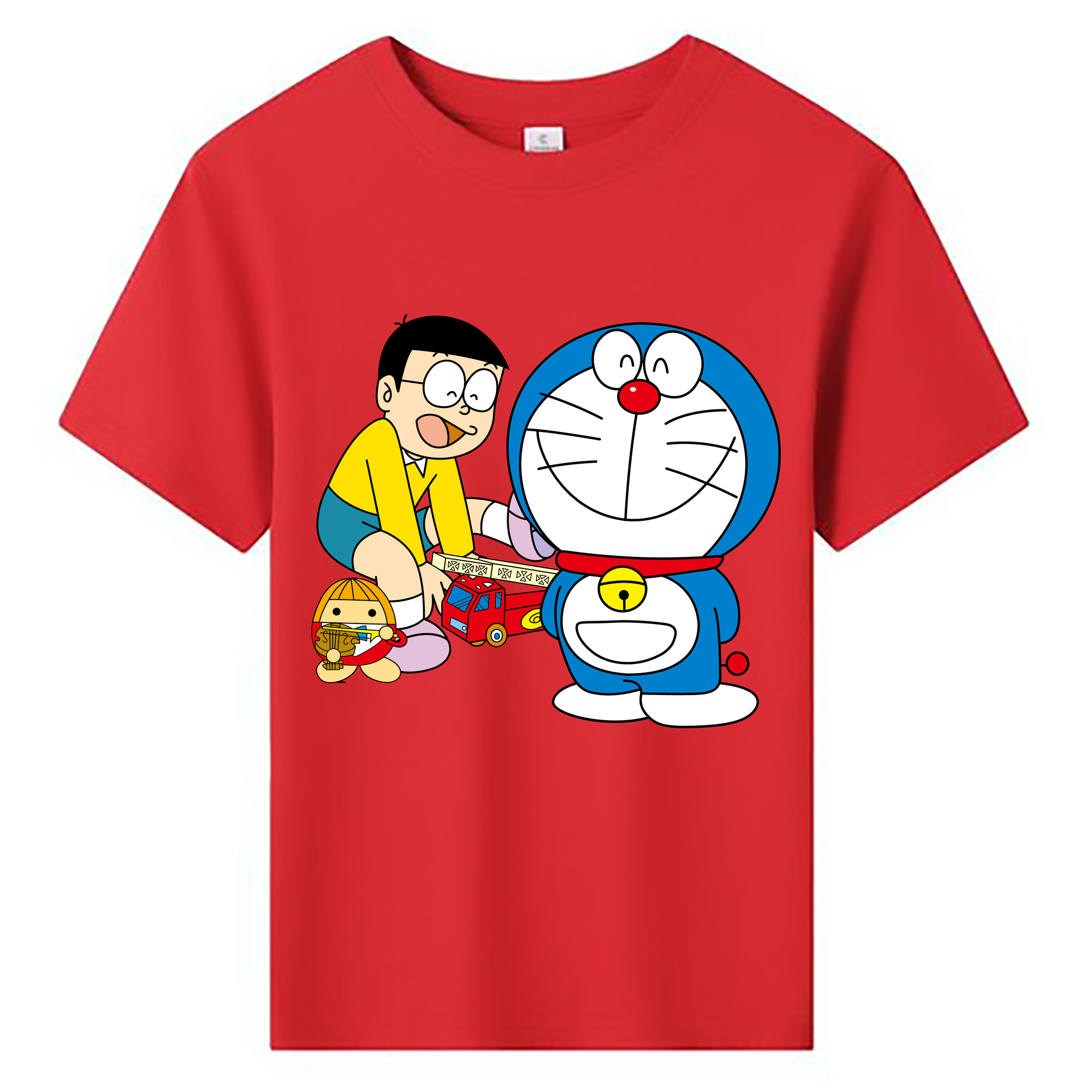 （画像用） ドラえもん Doraemon 綿100％キッズTシャツ（フロントプリント）