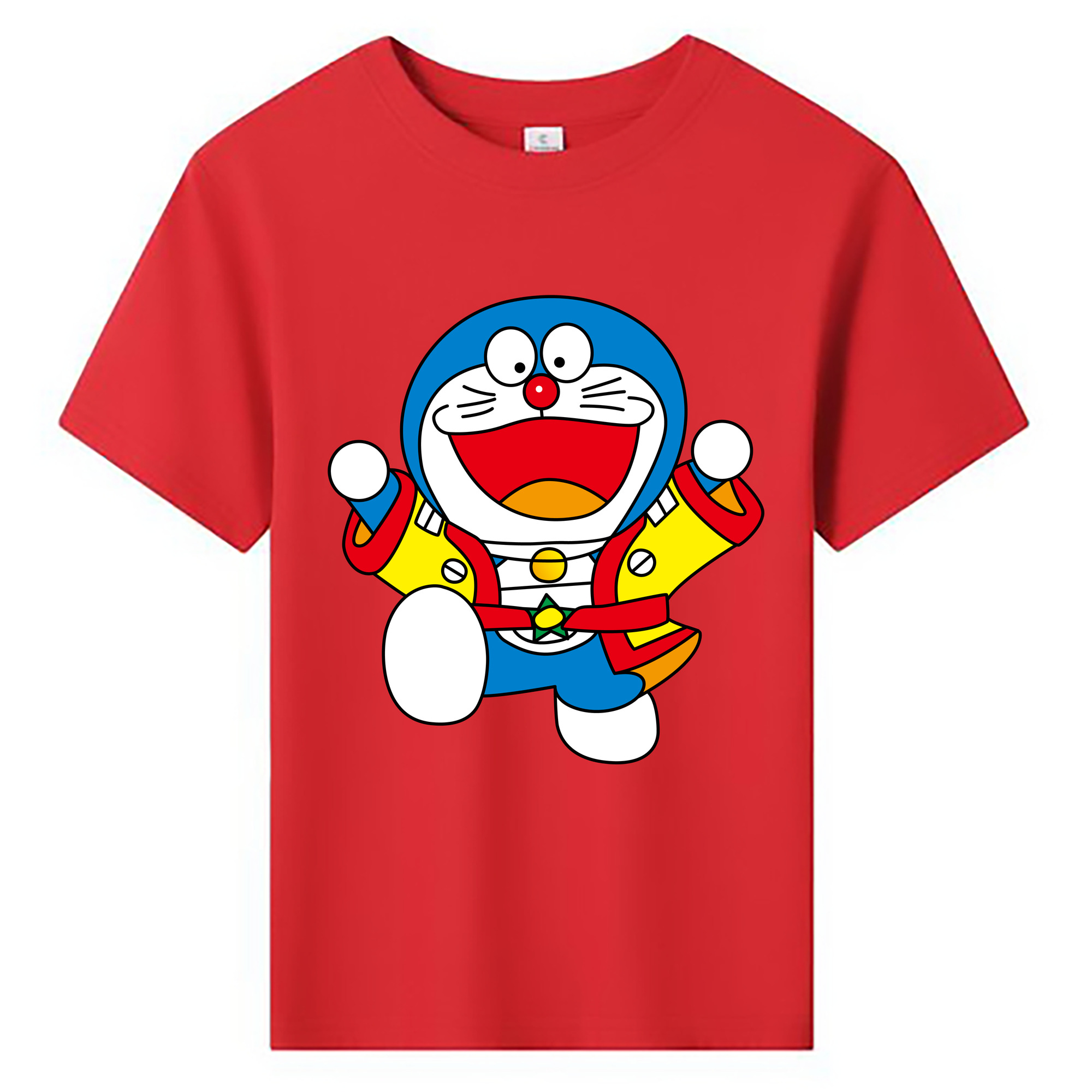 （画像用） ドラえもん Doraemon 綿100％キッズTシャツ（フロントプリント）