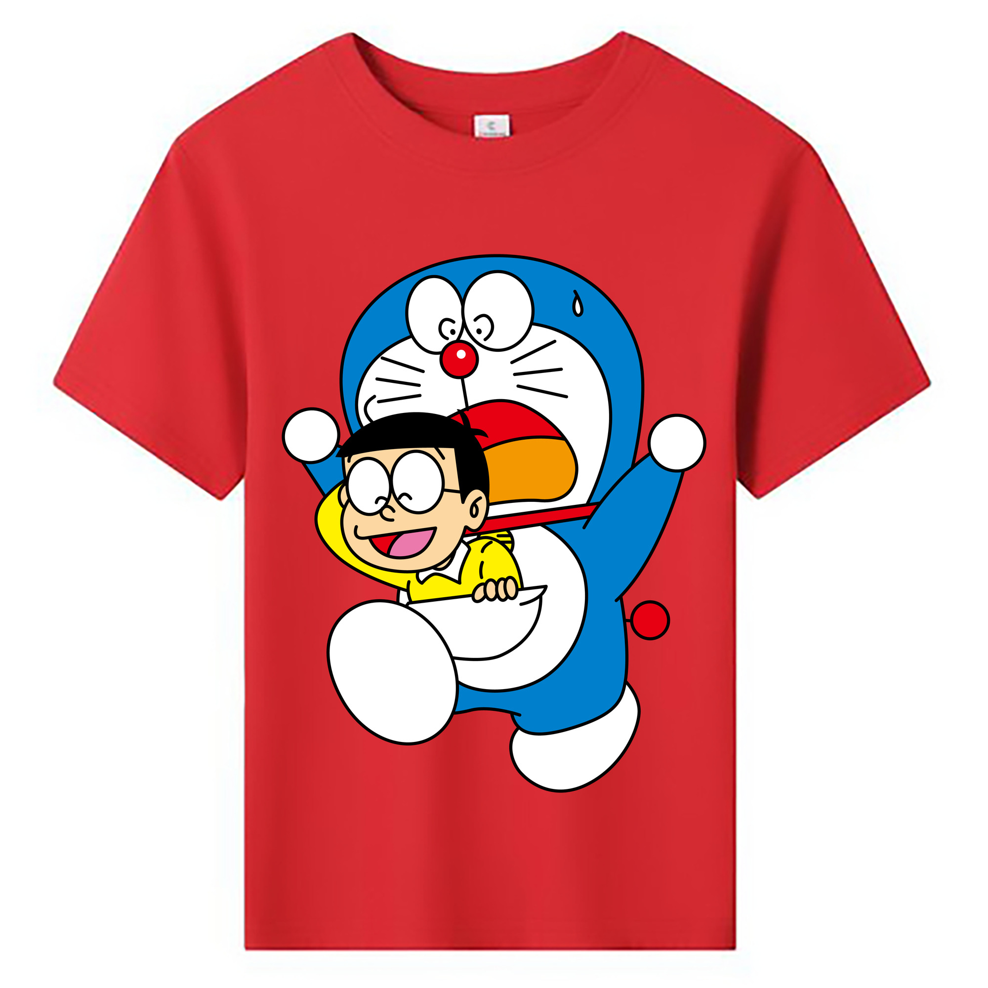 （画像用） ドラえもん Doraemon 綿100％キッズTシャツ（フロントプリント）