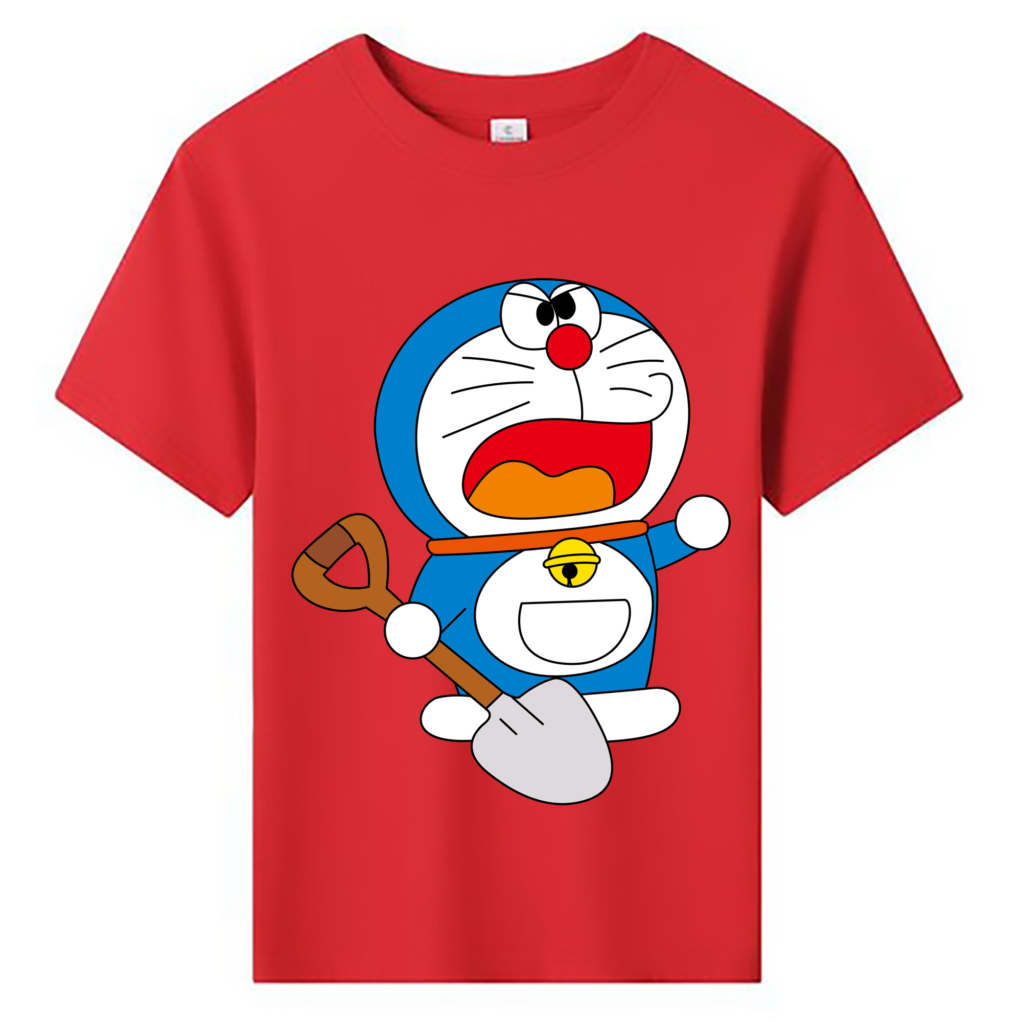 （画像用） ドラえもん Doraemon 綿100％キッズTシャツ（フロントプリント）
