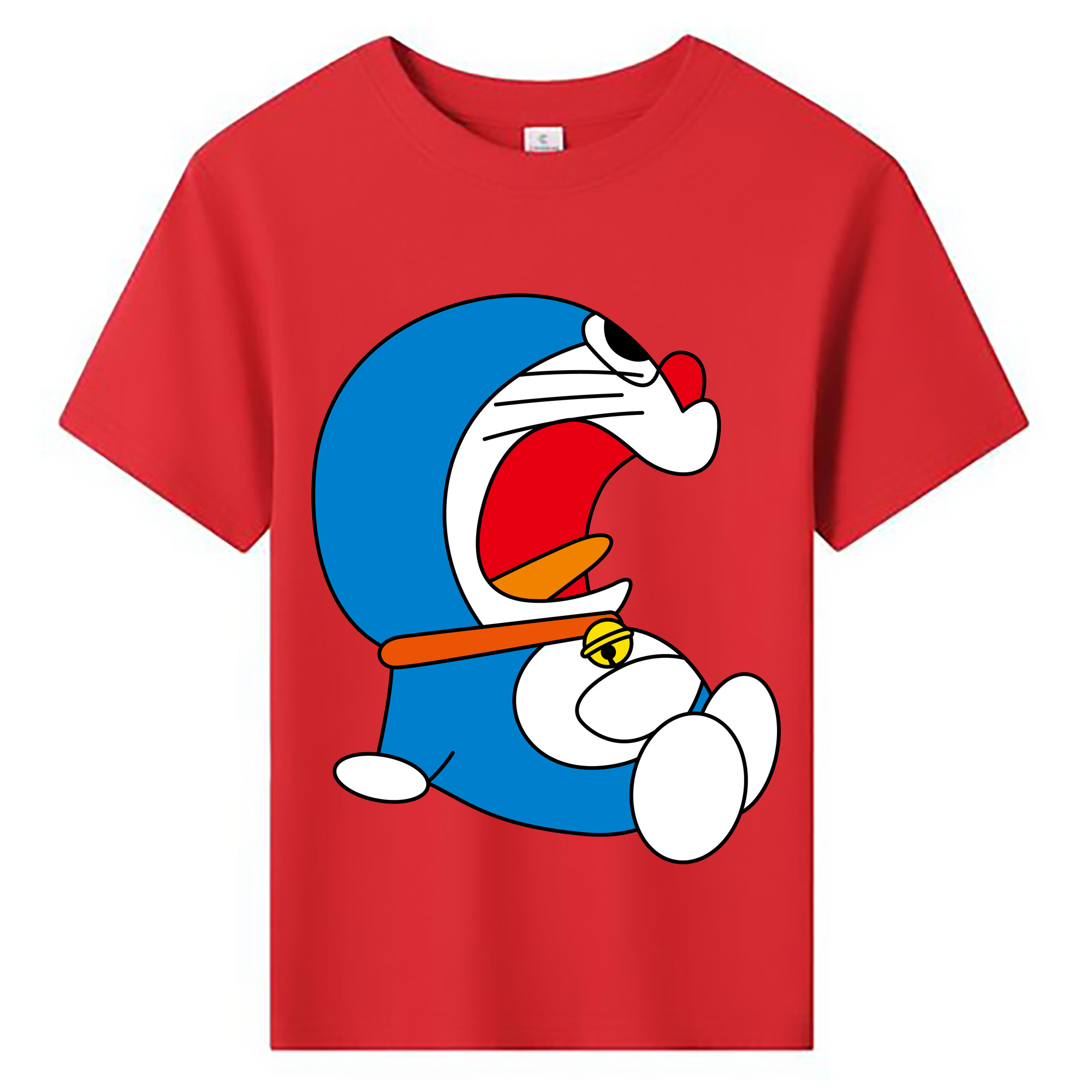 （画像用） ドラえもん Doraemon 綿100％キッズTシャツ（フロントプリント）