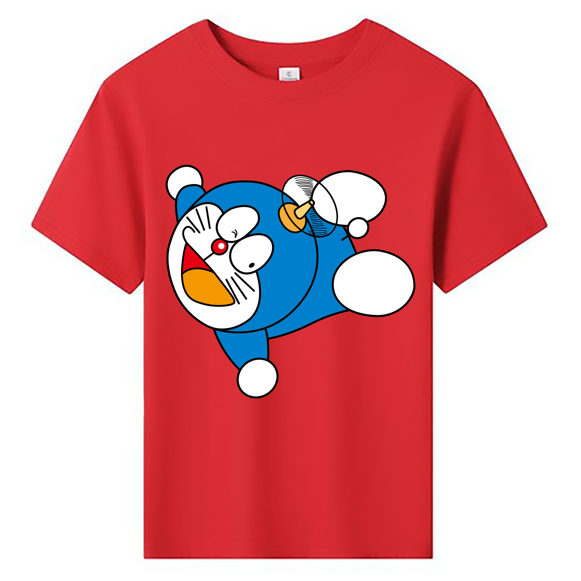 （画像用） ドラえもん Doraemon 綿100％キッズTシャツ（フロントプリント）