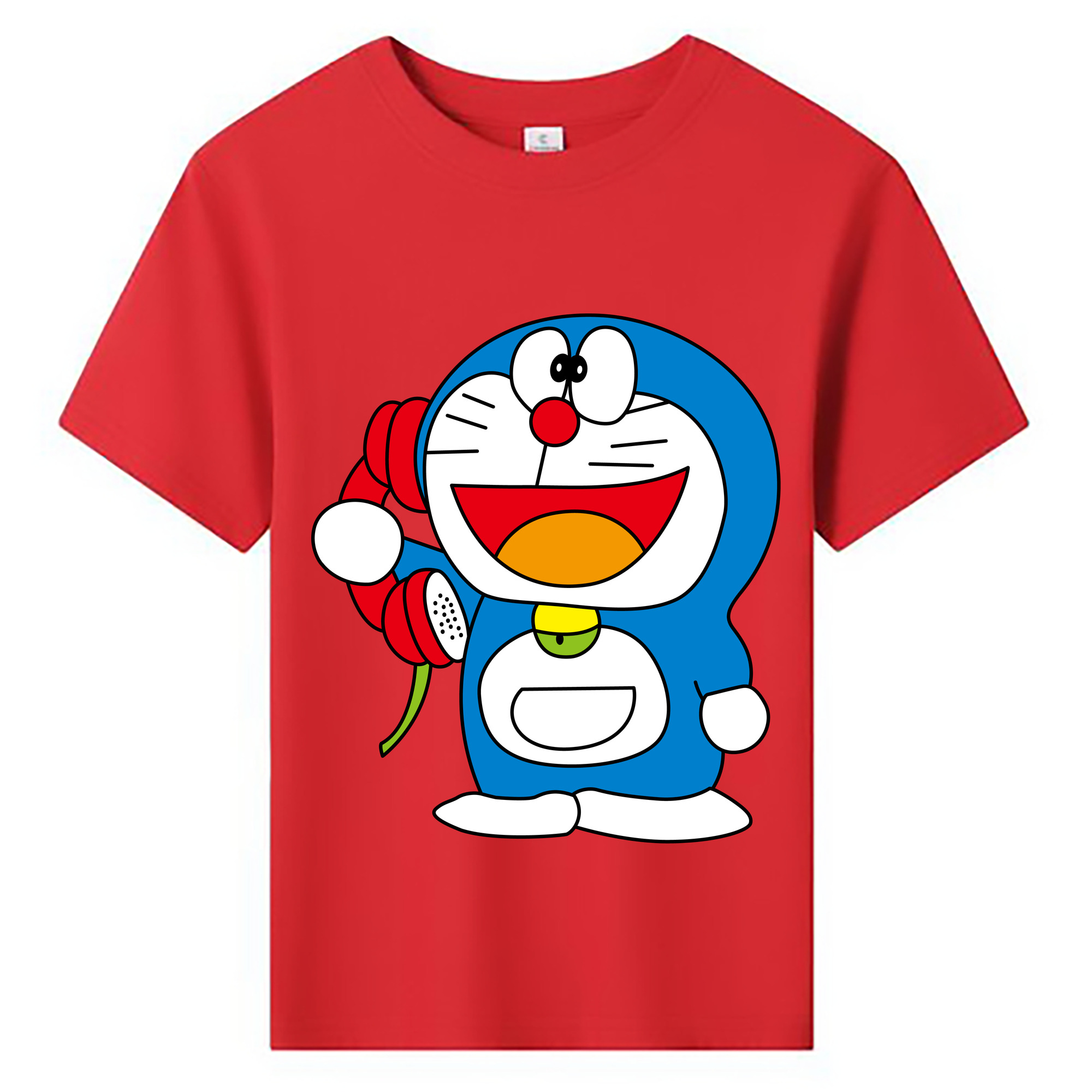 （画像用） ドラえもん Doraemon 綿100％キッズTシャツ（フロントプリント）