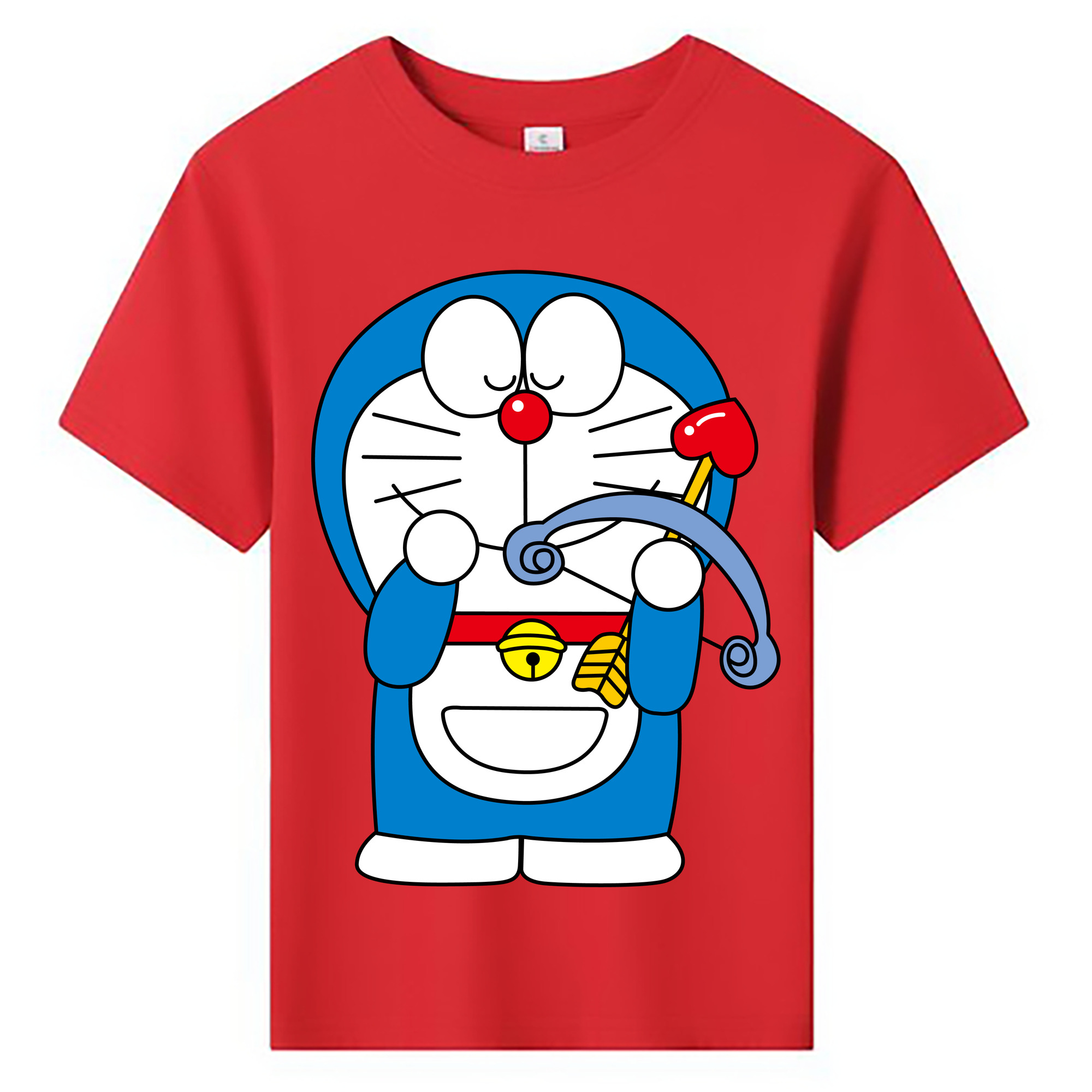 （画像用） ドラえもん Doraemon 綿100％キッズTシャツ（フロントプリント）