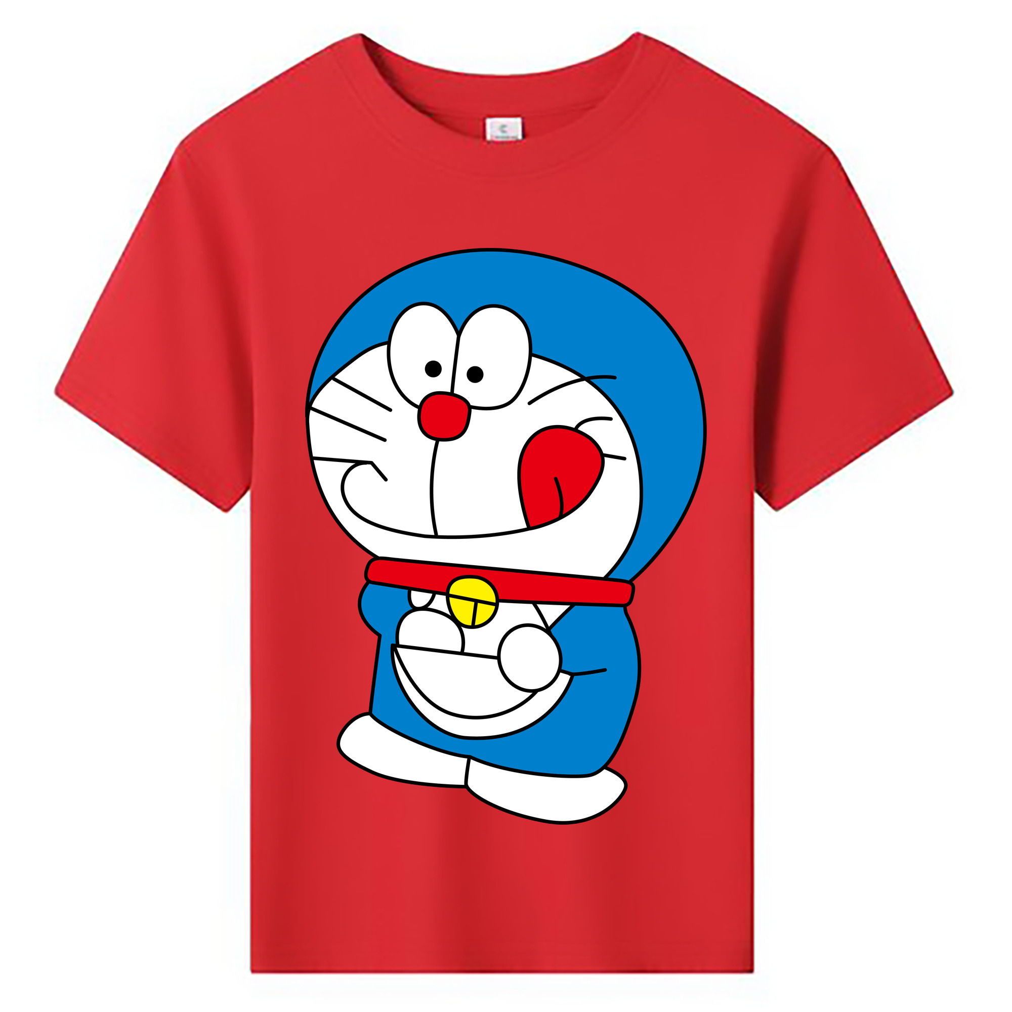 （画像用） ドラえもん Doraemon 綿100％キッズTシャツ（フロントプリント）