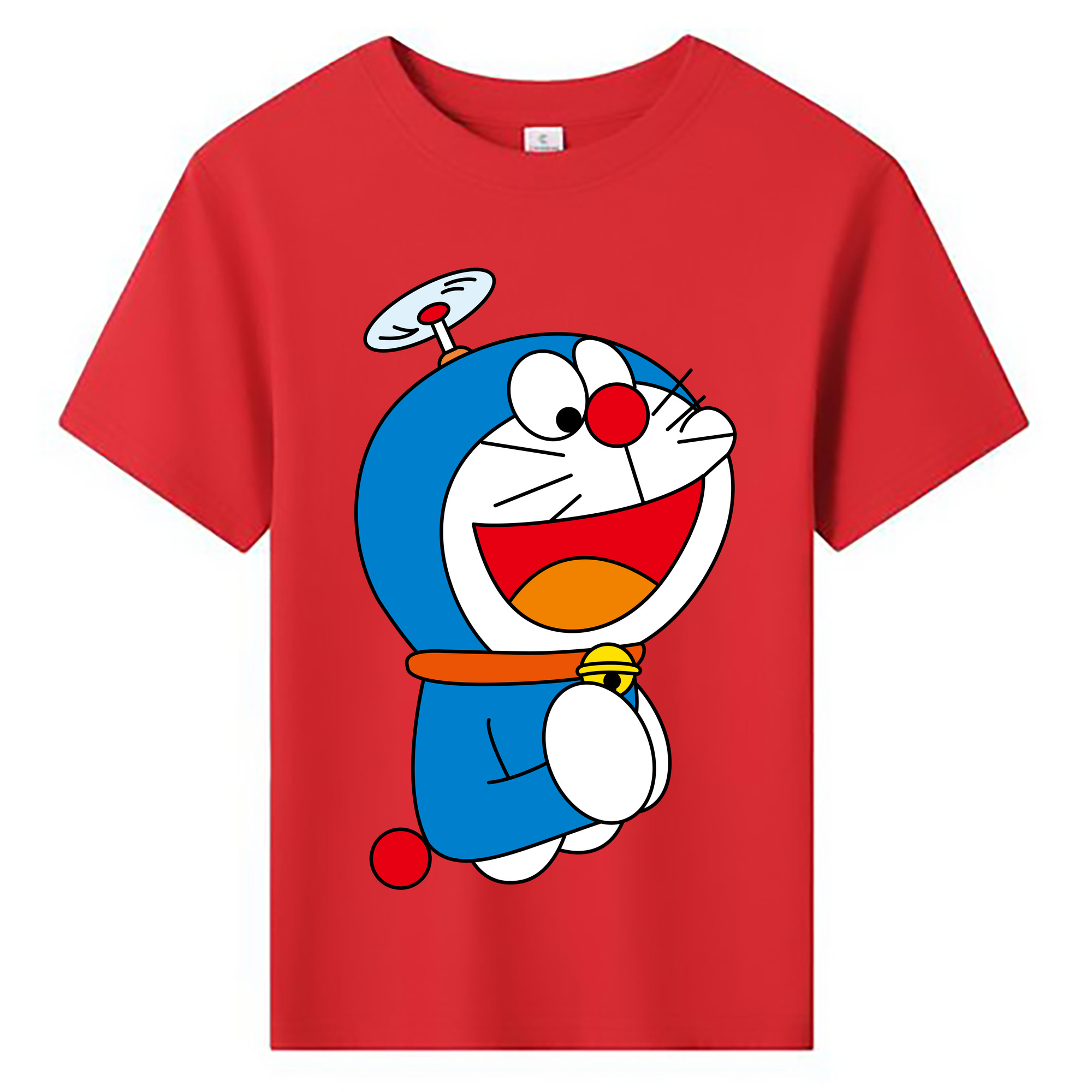 （画像用） ドラえもん Doraemon 綿100％キッズTシャツ（フロントプリント）