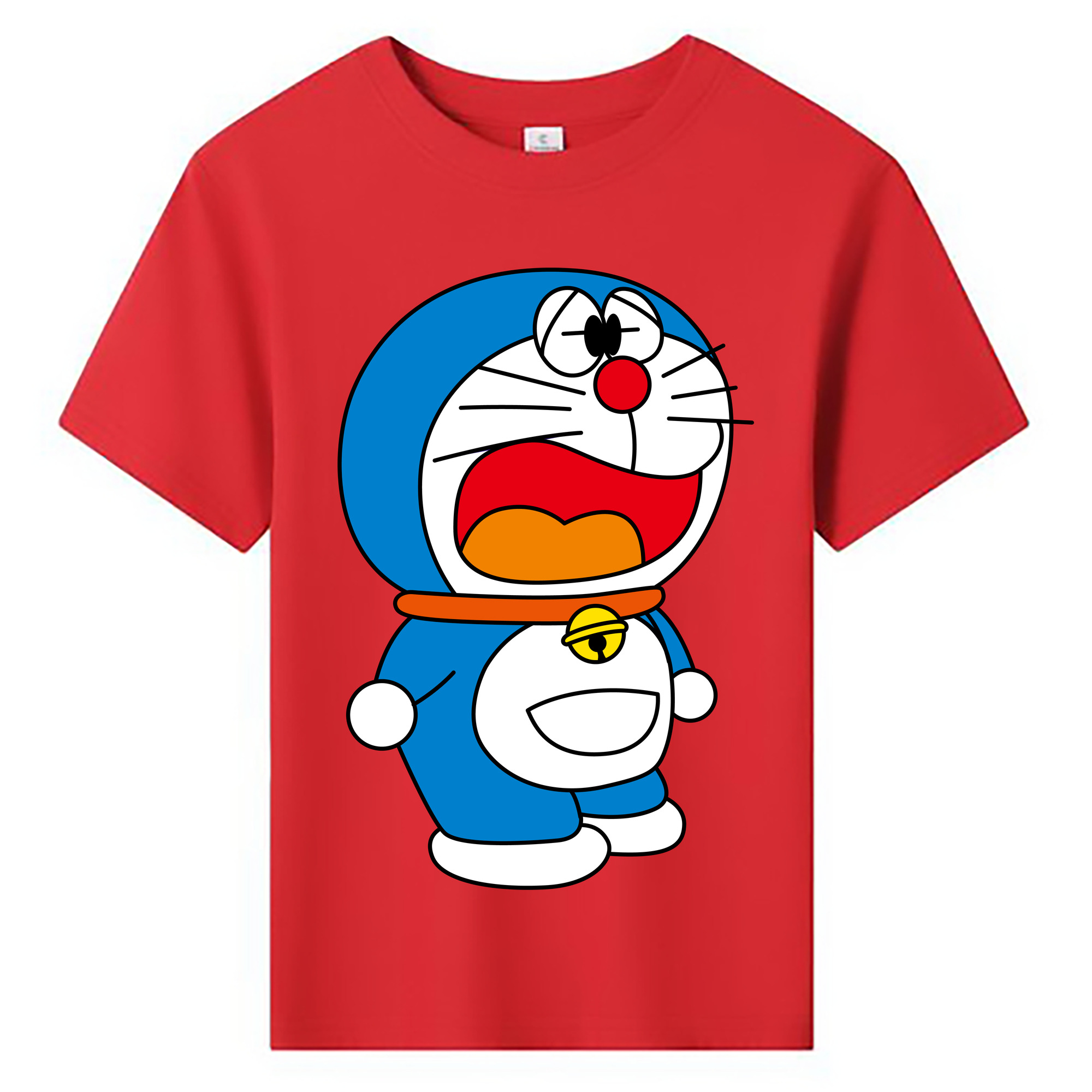 （画像用） ドラえもん Doraemon 綿100％キッズTシャツ（フロントプリント）