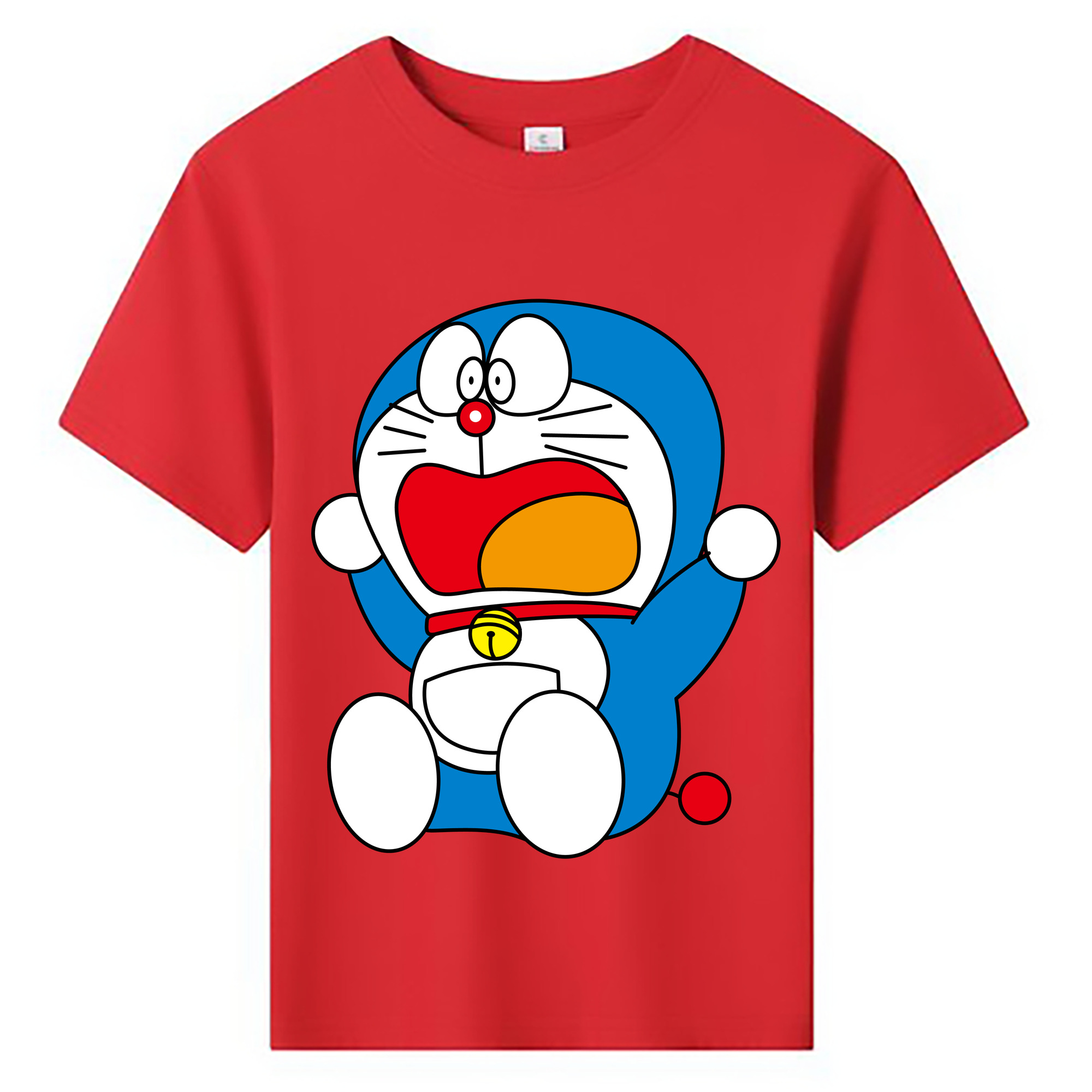 （画像用） ドラえもん Doraemon 綿100％キッズTシャツ（フロントプリント）