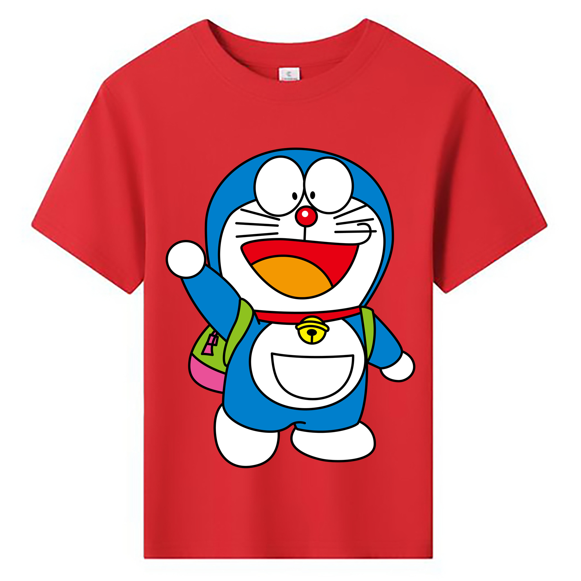 （画像用） ドラえもん Doraemon 綿100％キッズTシャツ（フロントプリント）