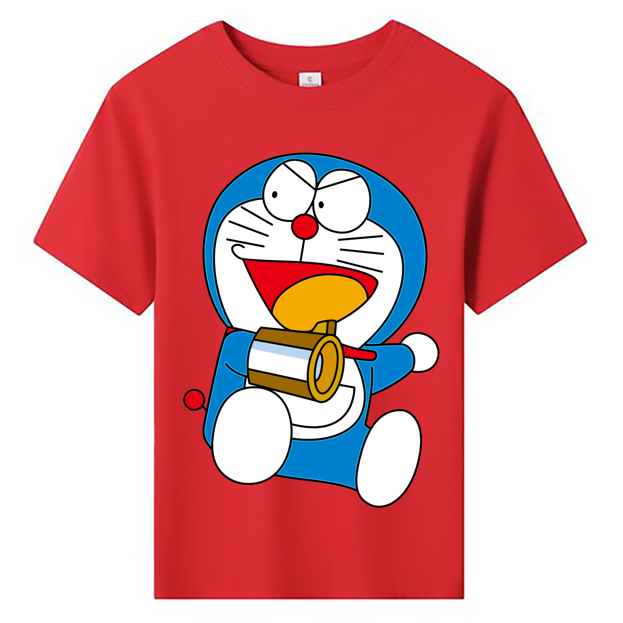 （画像用） ドラえもん Doraemon 綿100％キッズTシャツ（フロントプリント）