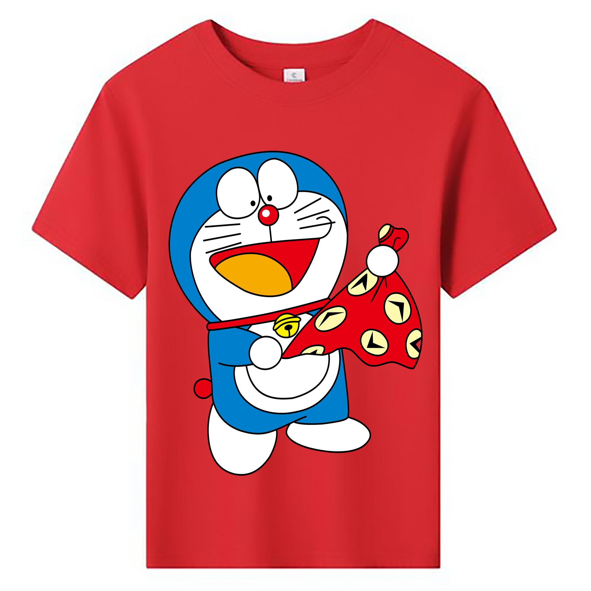 （画像用） ドラえもん Doraemon 綿100％キッズTシャツ（フロントプリント）
