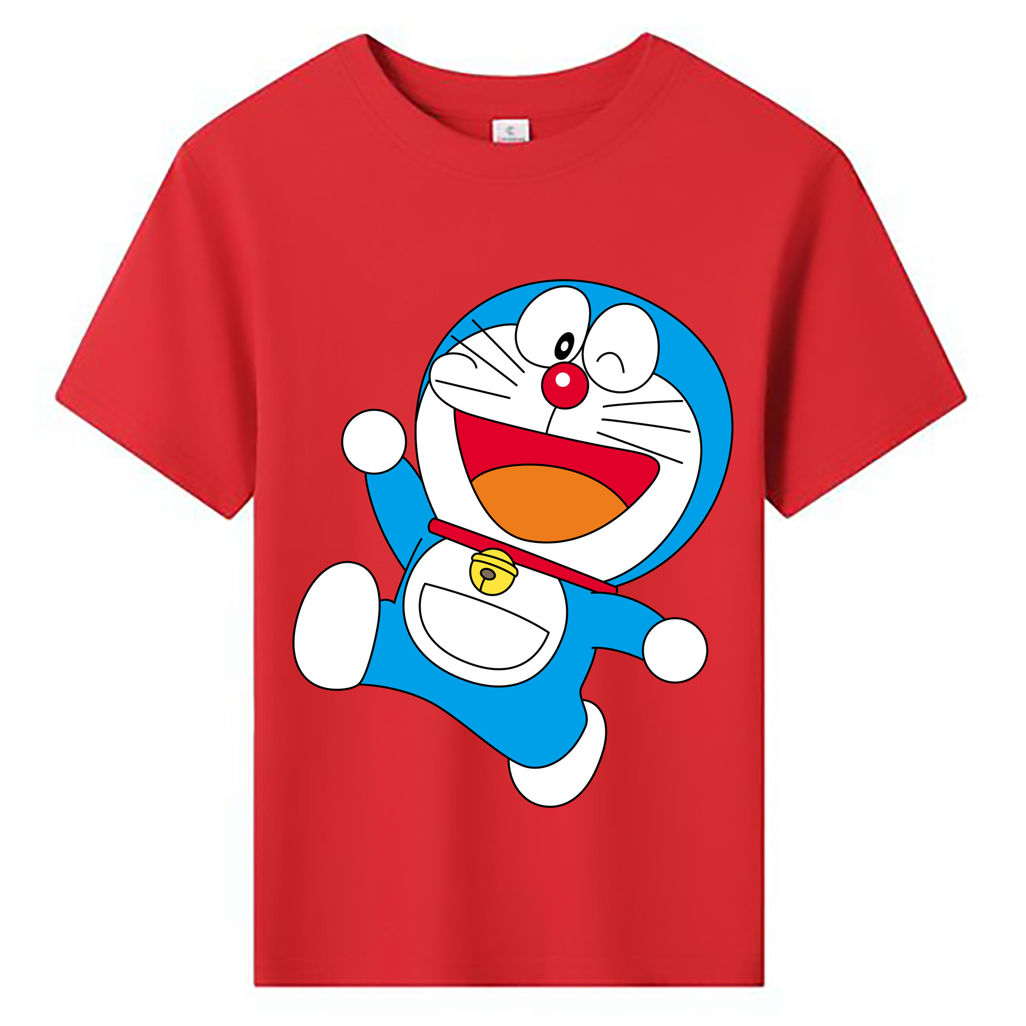 （画像用） ドラえもん Doraemon 綿100％キッズTシャツ（フロントプリント）