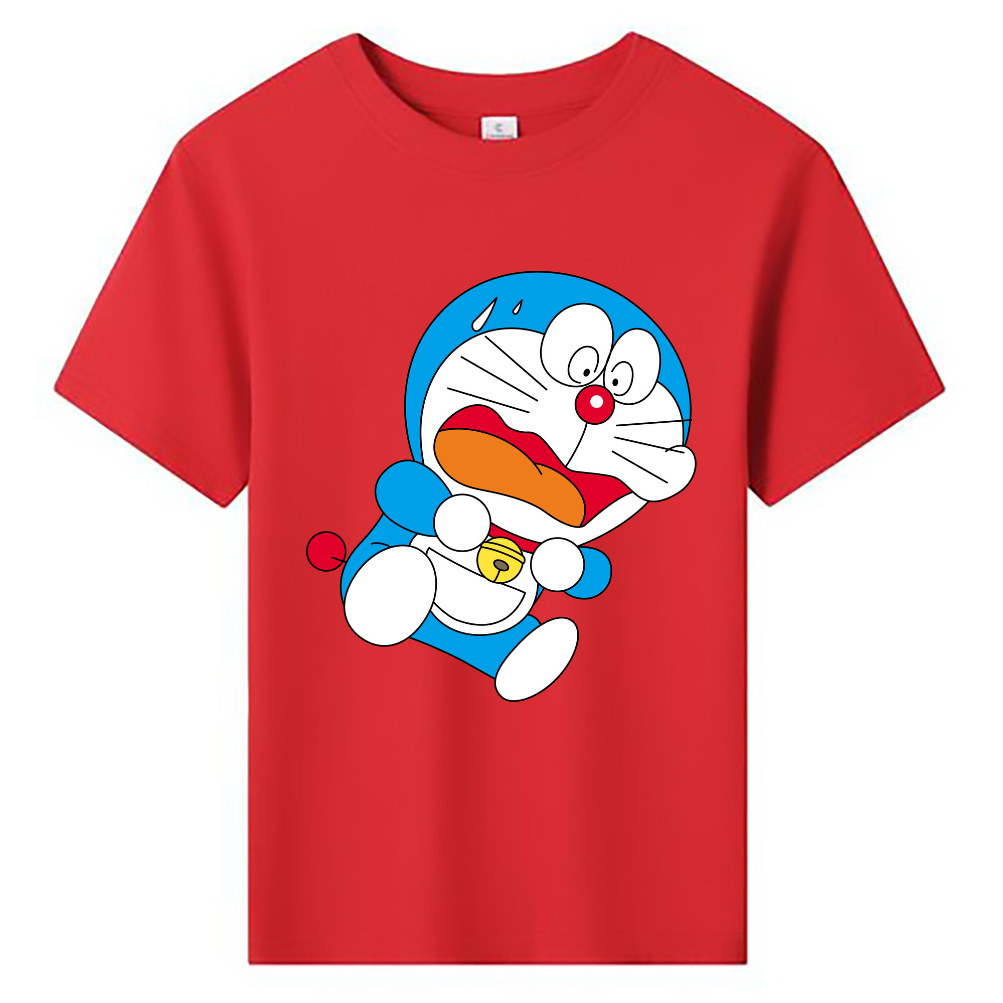 （画像用） ドラえもん Doraemon 綿100％キッズTシャツ（フロントプリント）