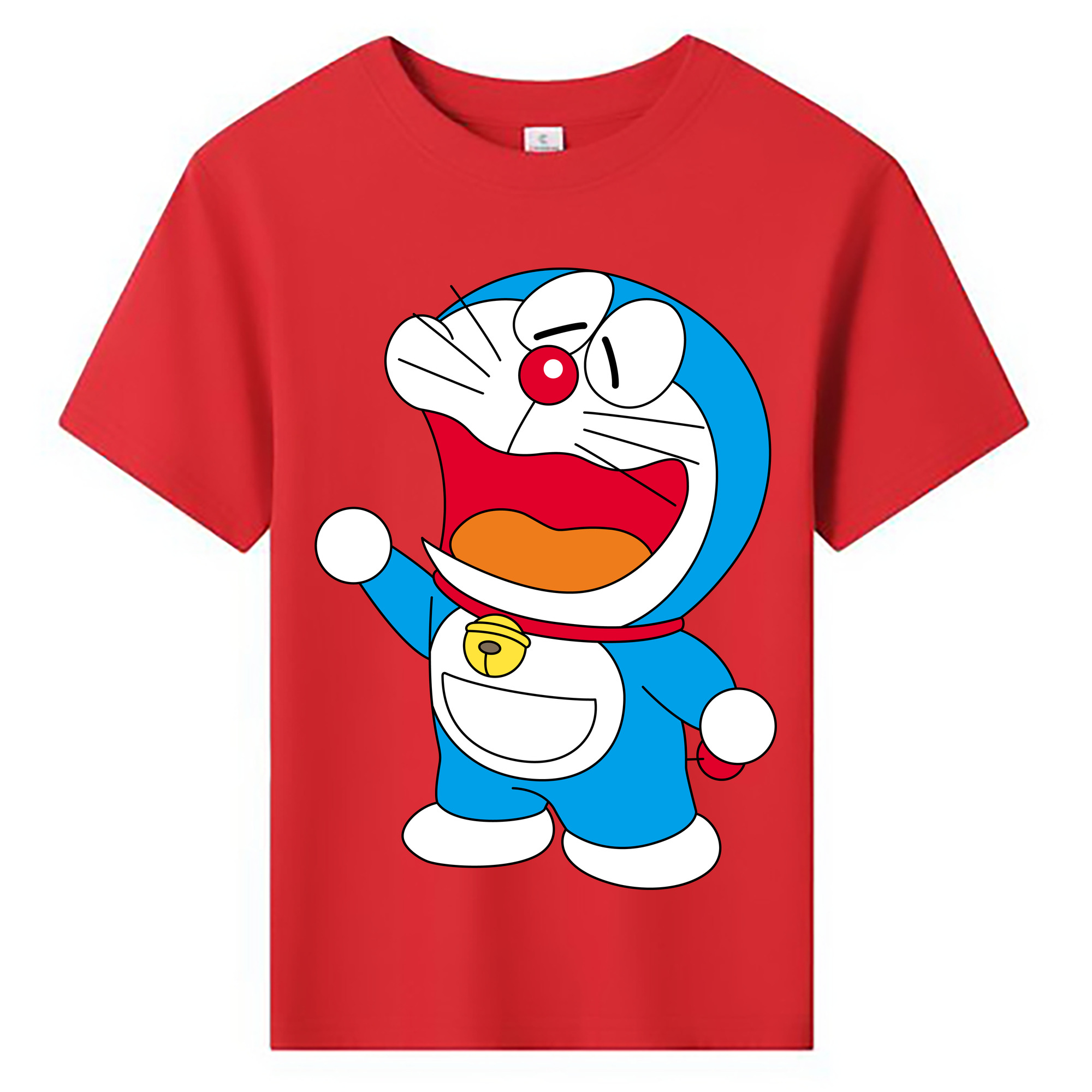 （画像用） ドラえもん Doraemon 綿100％キッズTシャツ（フロントプリント）
