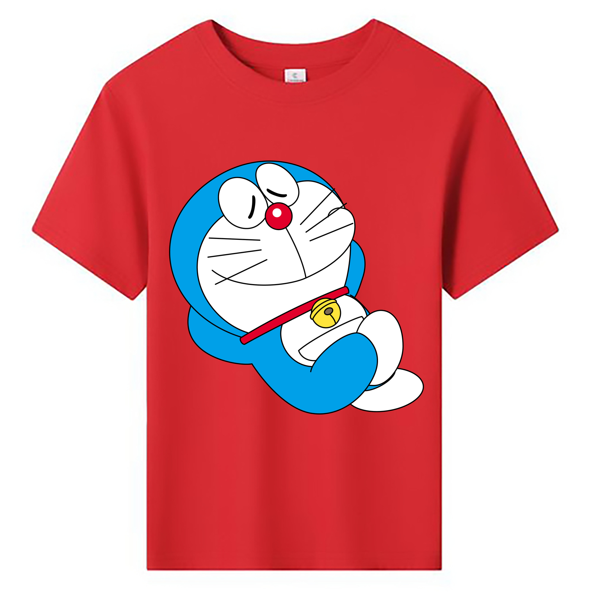 （画像用） ドラえもん Doraemon 綿100％キッズTシャツ（フロントプリント）