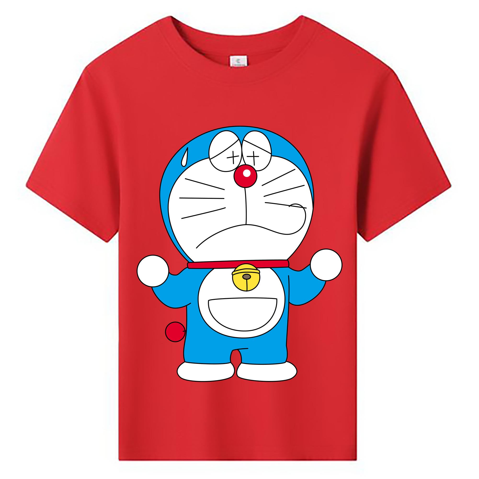 （画像用） ドラえもん Doraemon 綿100％キッズTシャツ（フロントプリント）