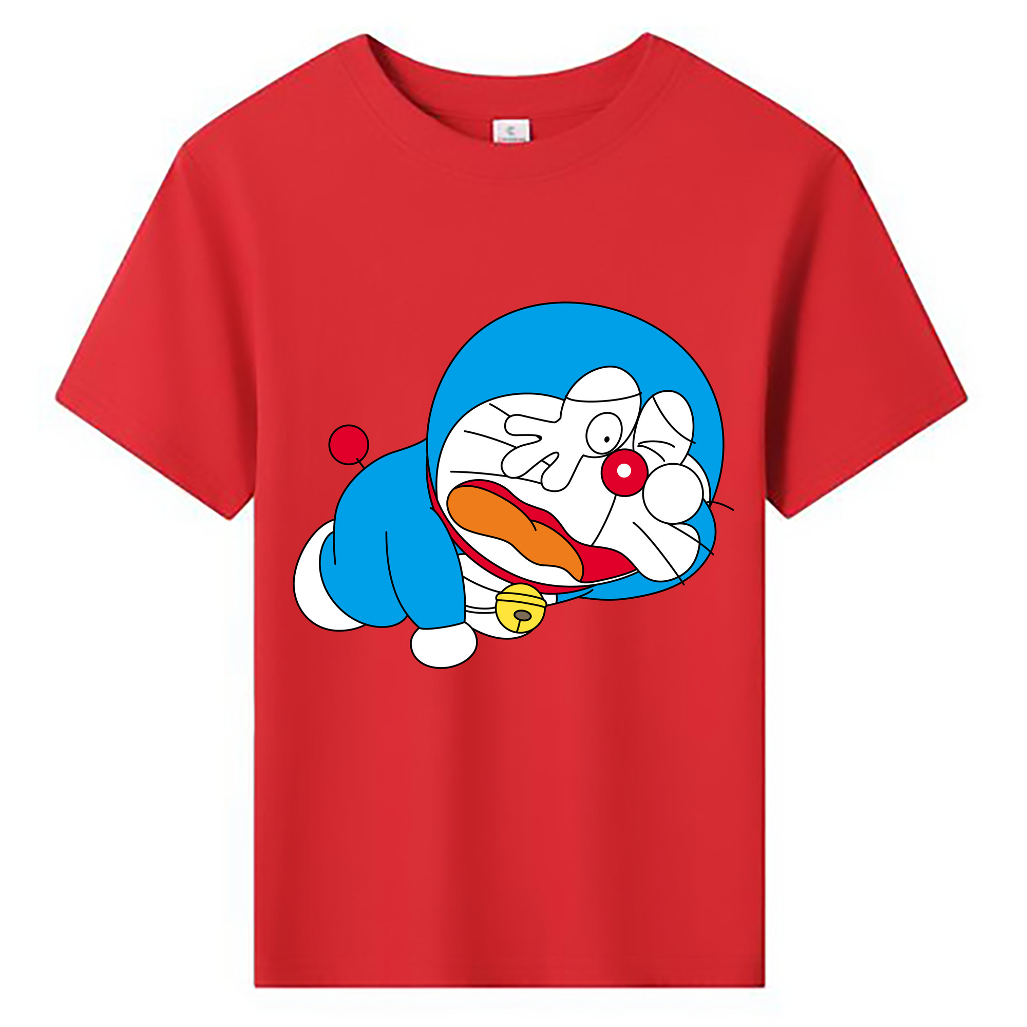 （画像用） ドラえもん Doraemon 綿100％キッズTシャツ（フロントプリント）