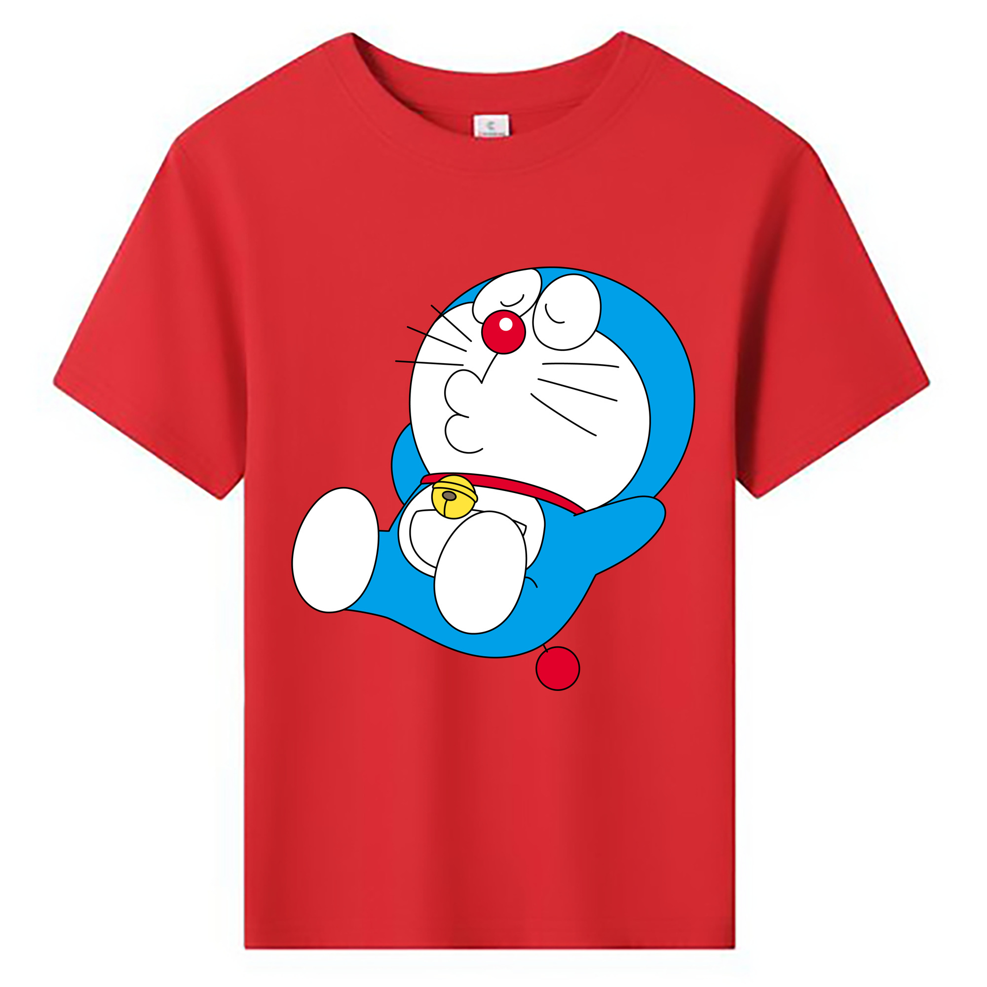 （画像用） ドラえもん Doraemon 綿100％キッズTシャツ（フロントプリント）