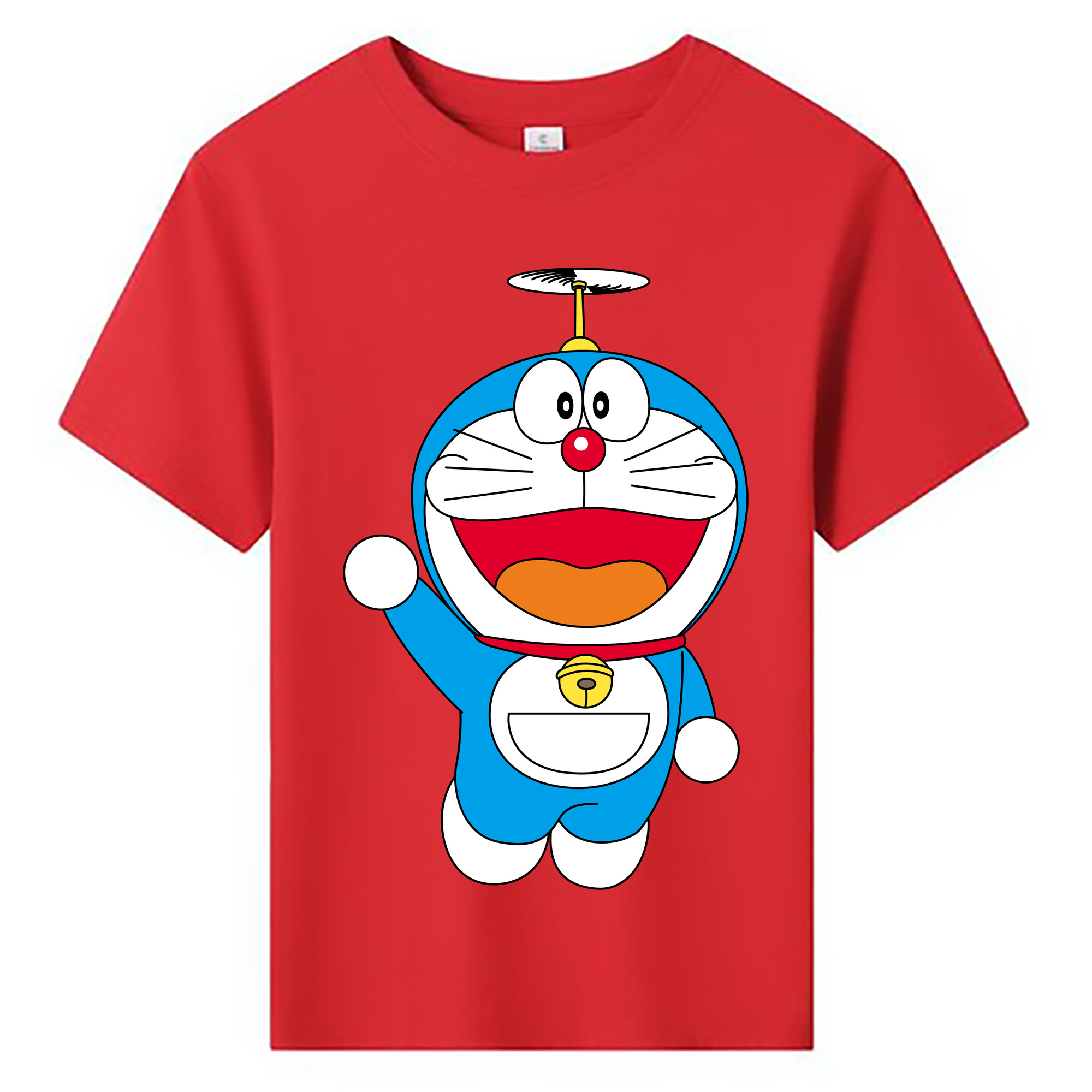 （画像用） ドラえもん Doraemon 綿100％キッズTシャツ（フロントプリント）