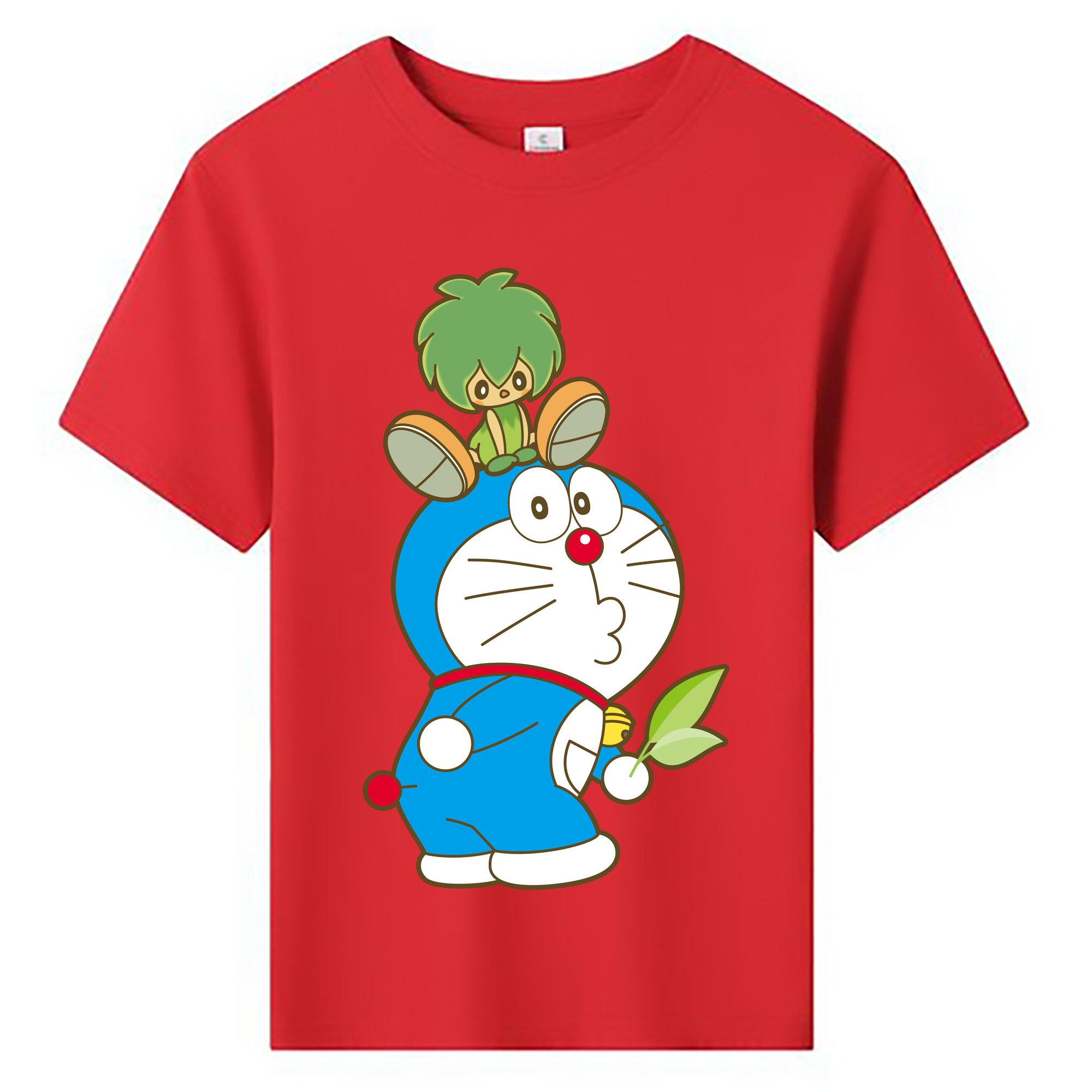 （画像用） ドラえもん Doraemon 綿100％キッズTシャツ（フロントプリント）