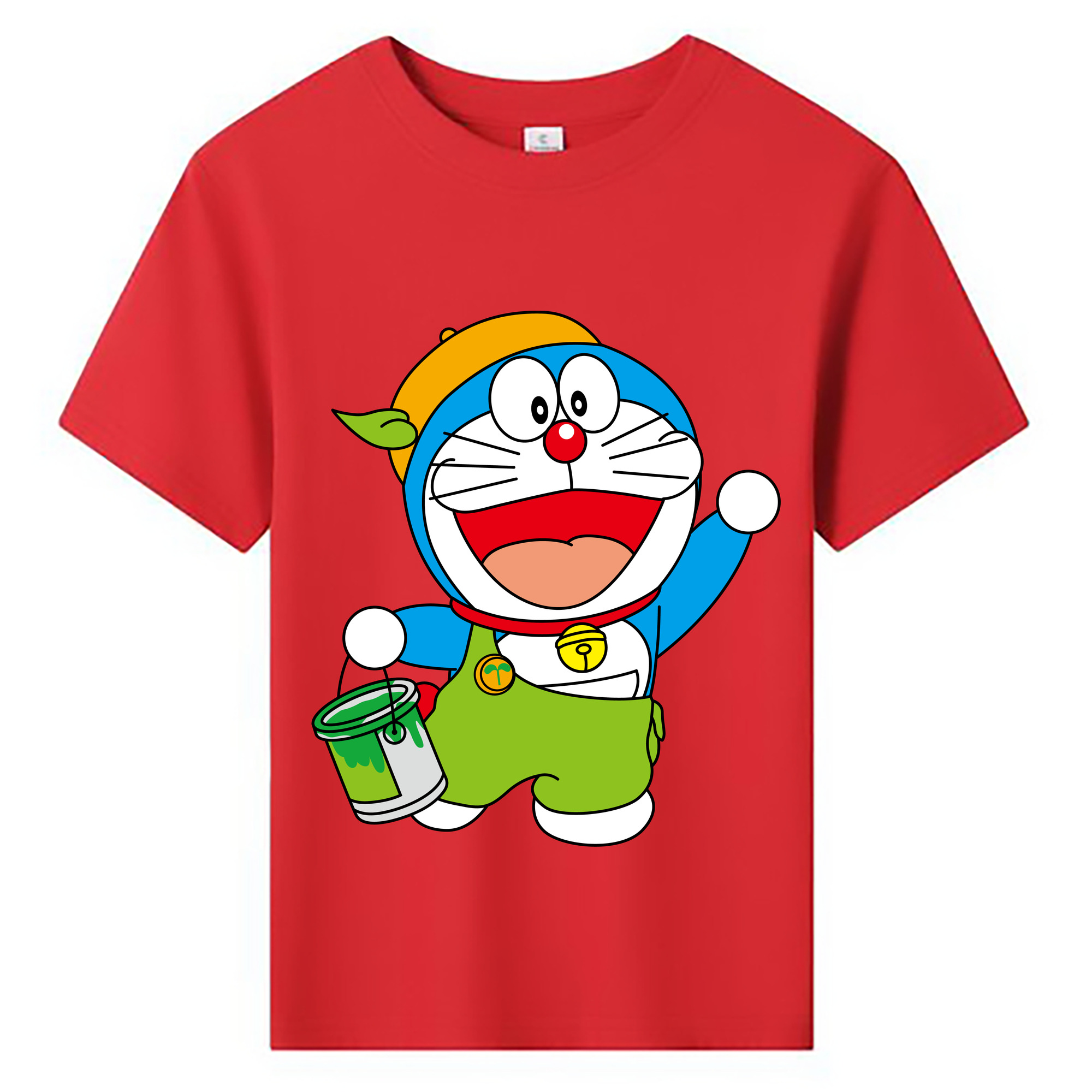 （画像用） ドラえもん Doraemon 綿100％キッズTシャツ（フロントプリント）