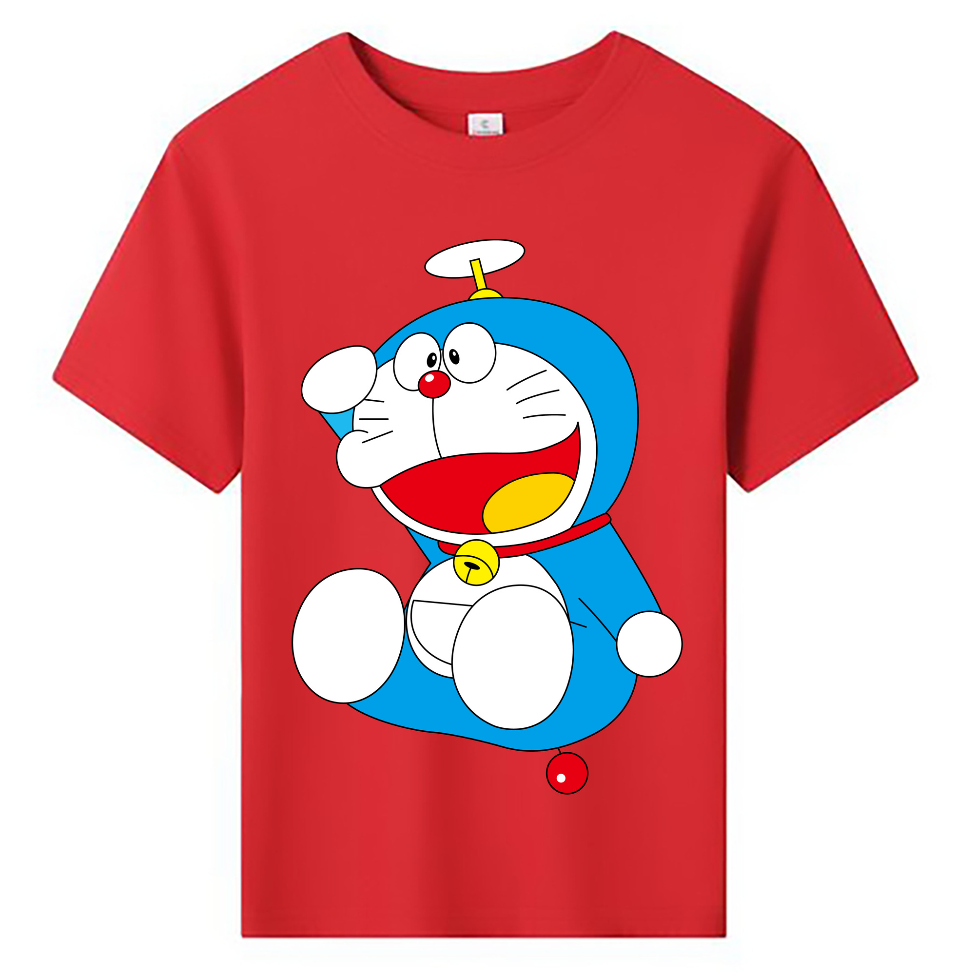 （画像用） ドラえもん Doraemon 綿100％キッズTシャツ（フロントプリント）