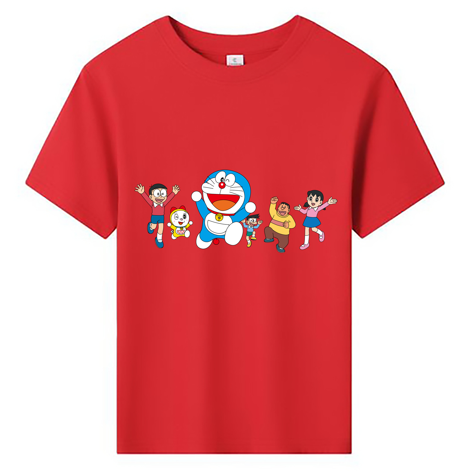 （画像用） ドラえもん 骨川 スネ夫 Doraemon Honekawa Suneo 綿100％キッズTシャツ（フロントプリント）