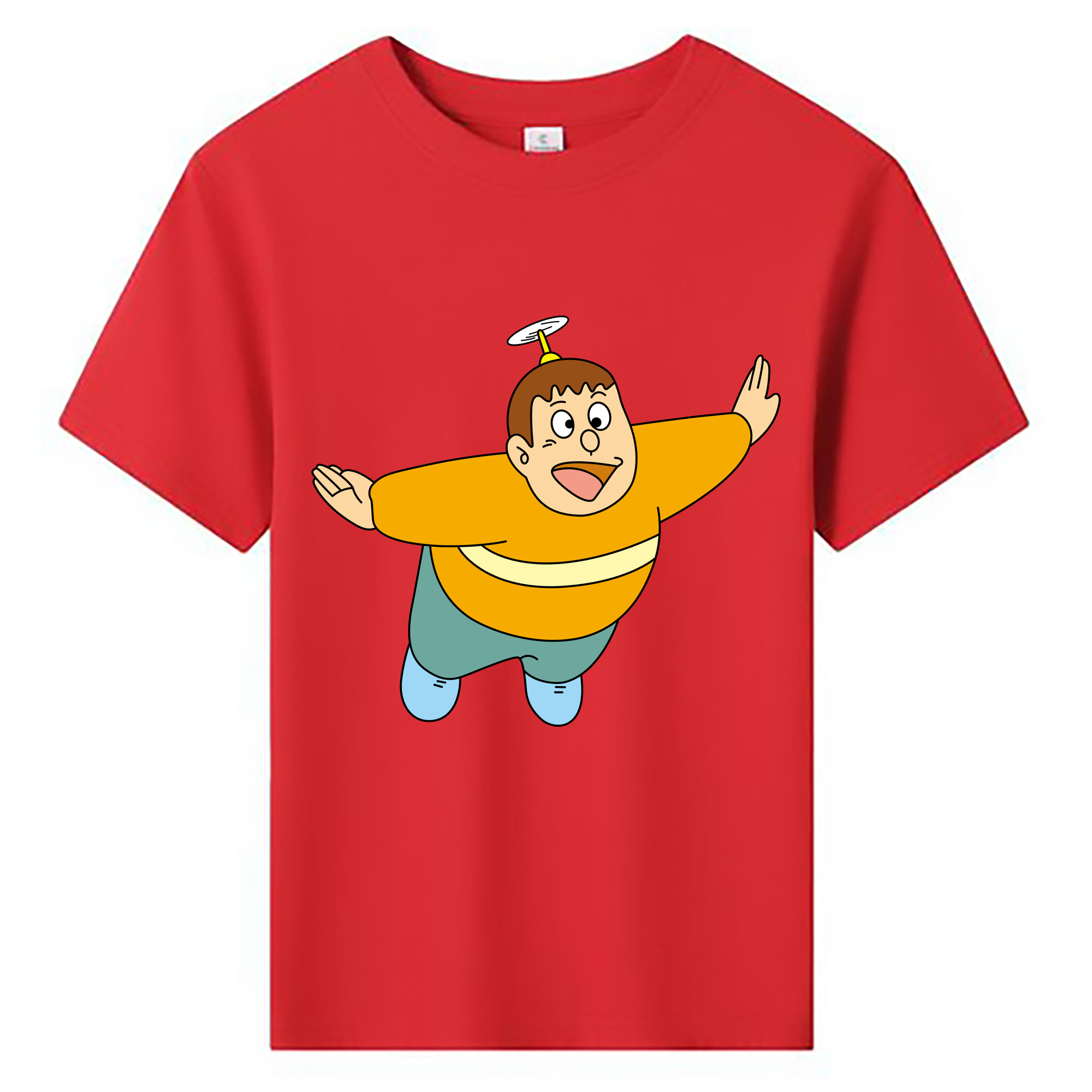 （画像用） ドラえもん 剛田武 Doraemon Gouta Takeshi 綿100％キッズTシャツ（フロントプリント）