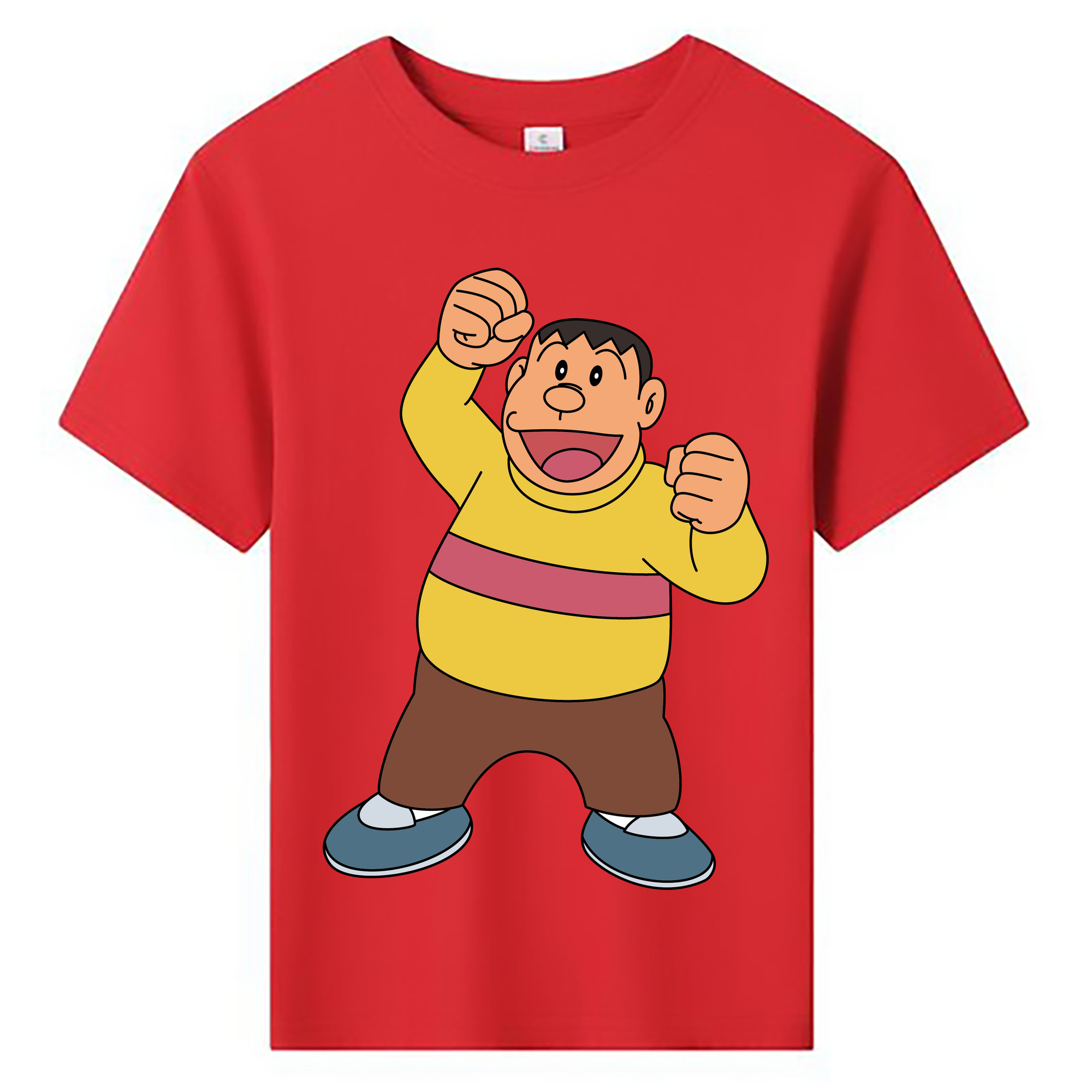 （画像用） ドラえもん 剛田武 Doraemon Gouta Takeshi 綿100％キッズTシャツ（フロントプリント）
