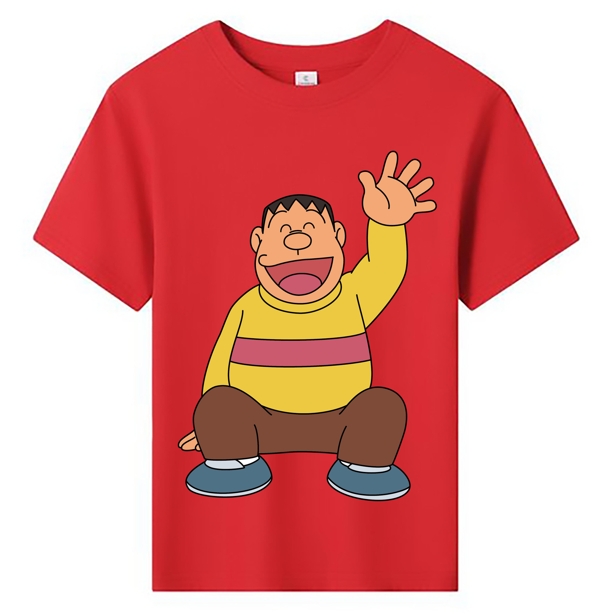 （画像用） ドラえもん 剛田武 Doraemon Gouta Takeshi 綿100％キッズTシャツ（フロントプリント）