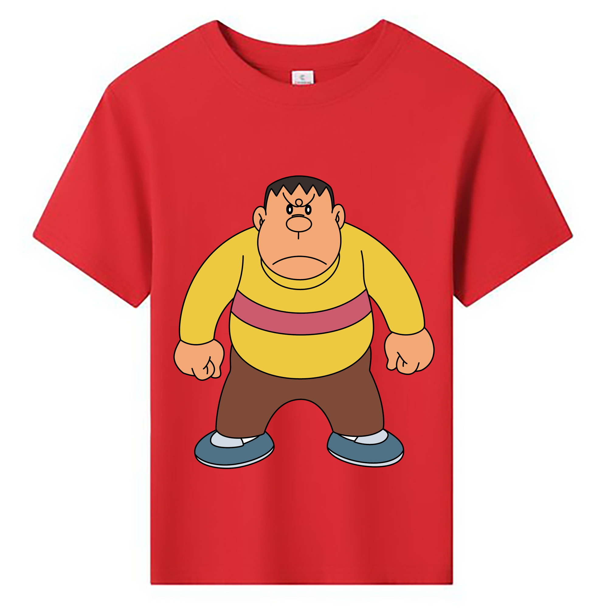 （画像用） ドラえもん 剛田武 Doraemon Gouta Takeshi 綿100％キッズTシャツ（フロントプリント）